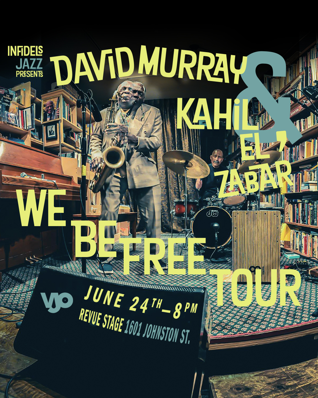 Kahil El'Zabar & David Murray at Revue Stage Theatre, Vancouver