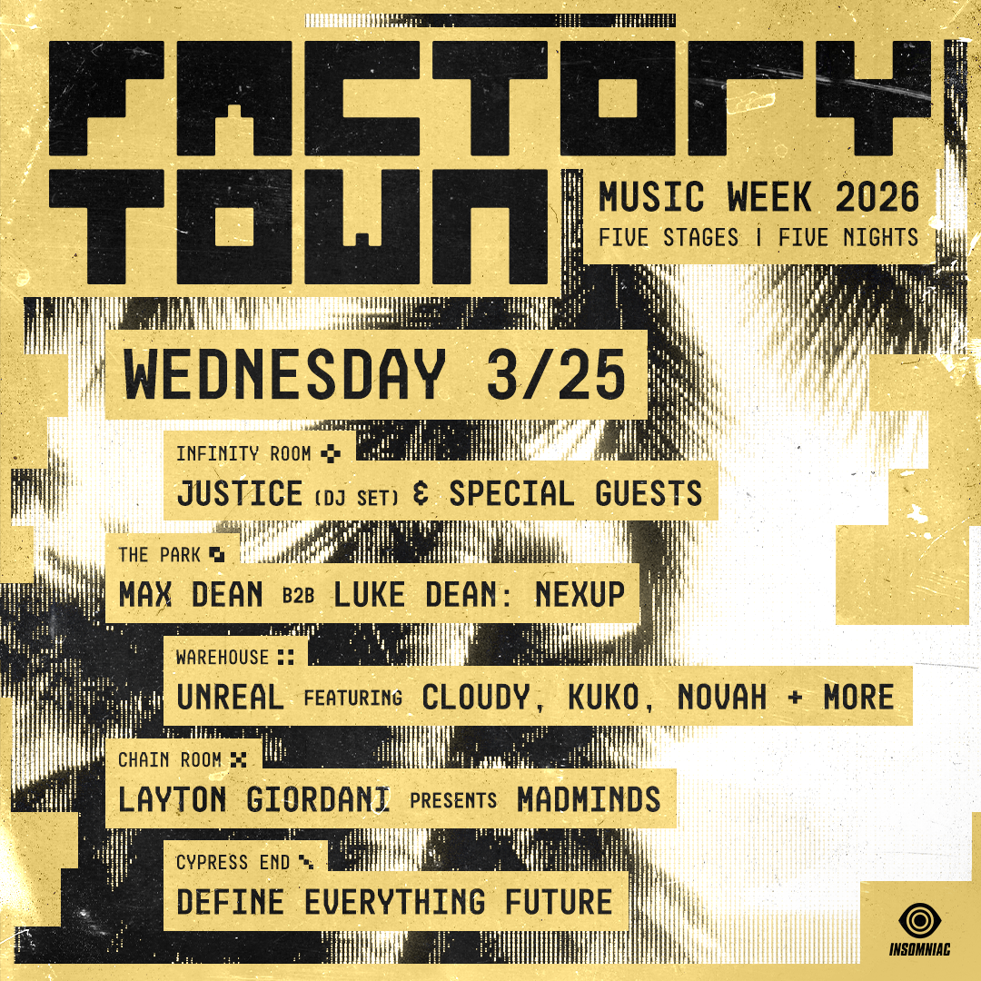 Factory Town Music Week 2026 (Wednesday Pass)