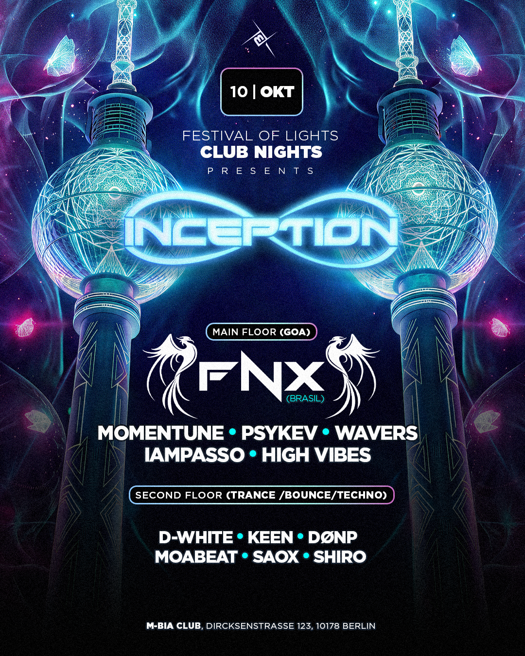 Inception x Festival of Lights Club Nights