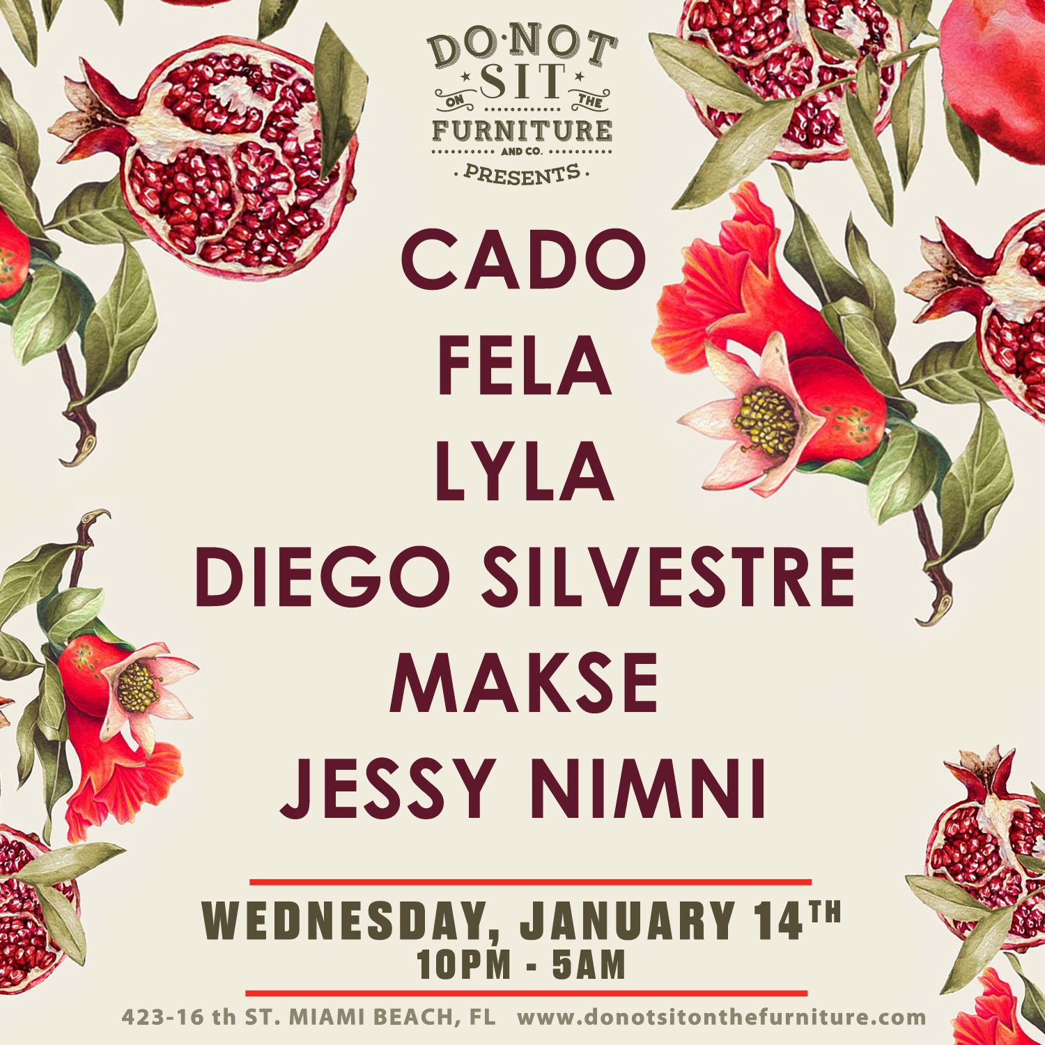 Cado, Fela, Lyla, Diego Silvestre