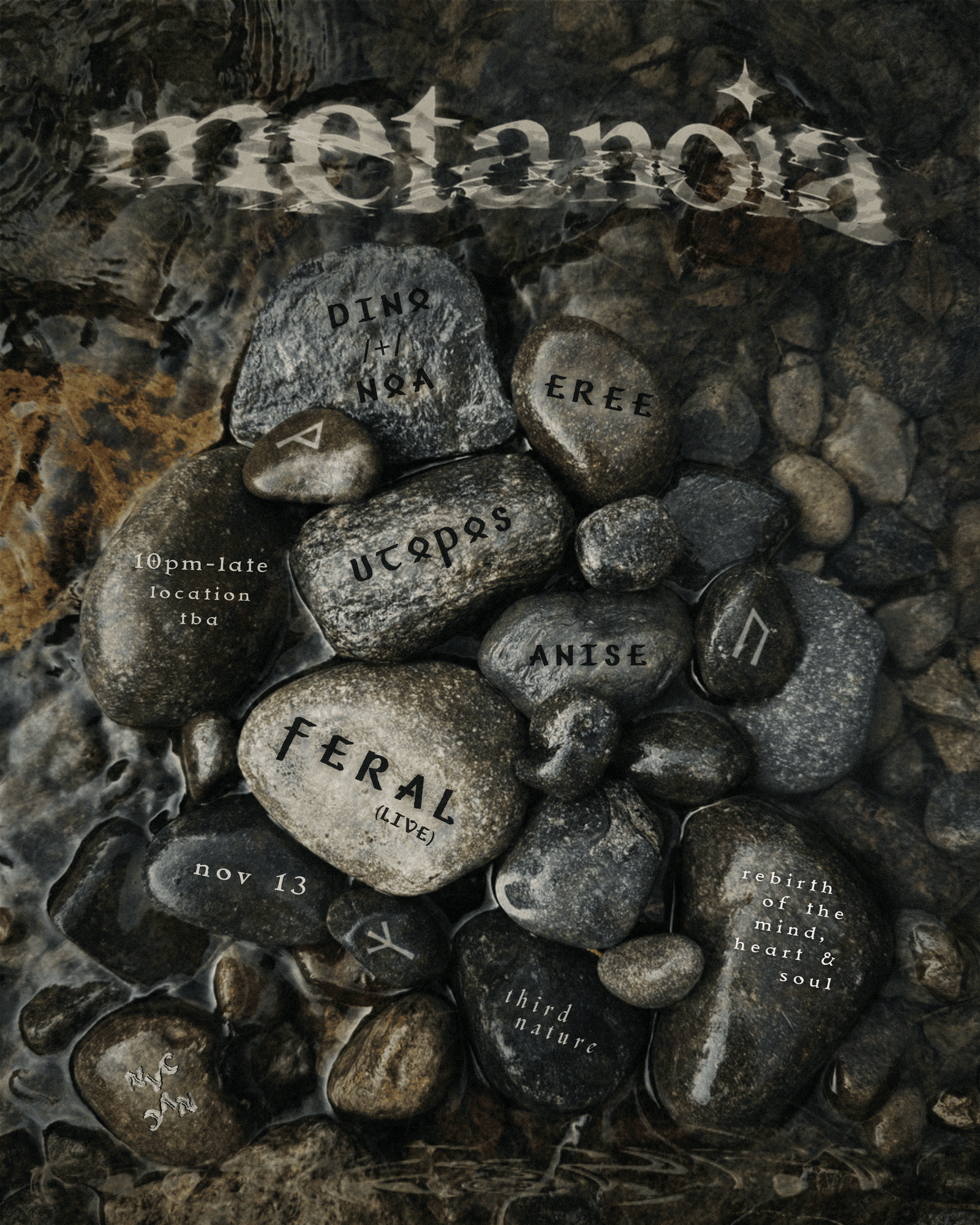 {metanoia} :: Feral [live] flyer