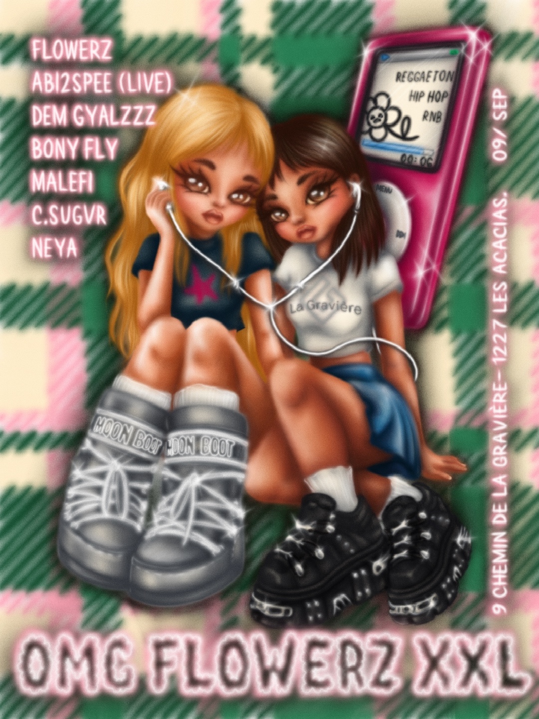 [OH MY GOD FLOWERZ] Flowerz · Abi2spee · Malefi · C.Sugvr · Neya · Dem Gyalzzz · Bony Fly