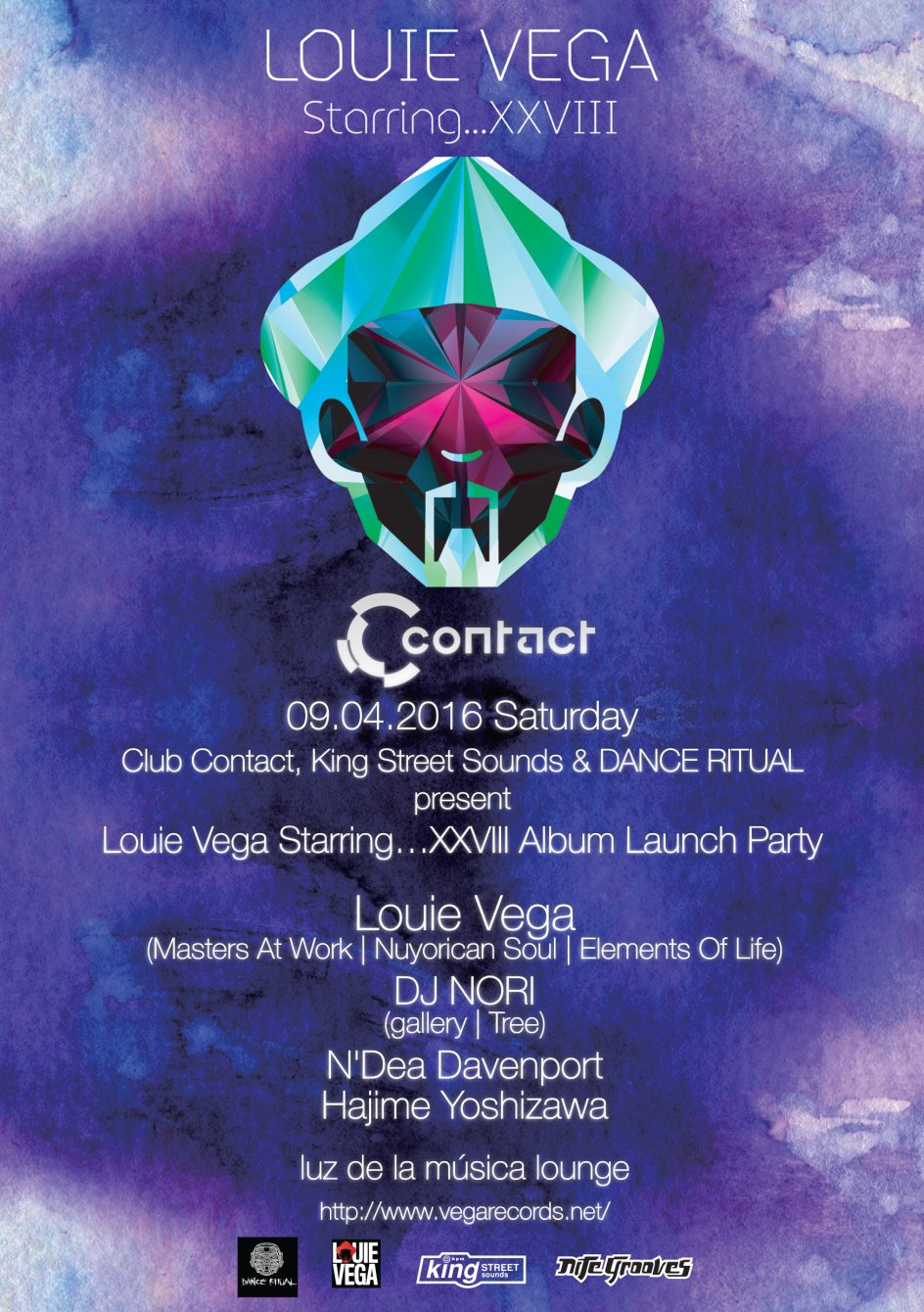 Dance Ritual present Louie Vega Starring…xxviii Album Launch Party