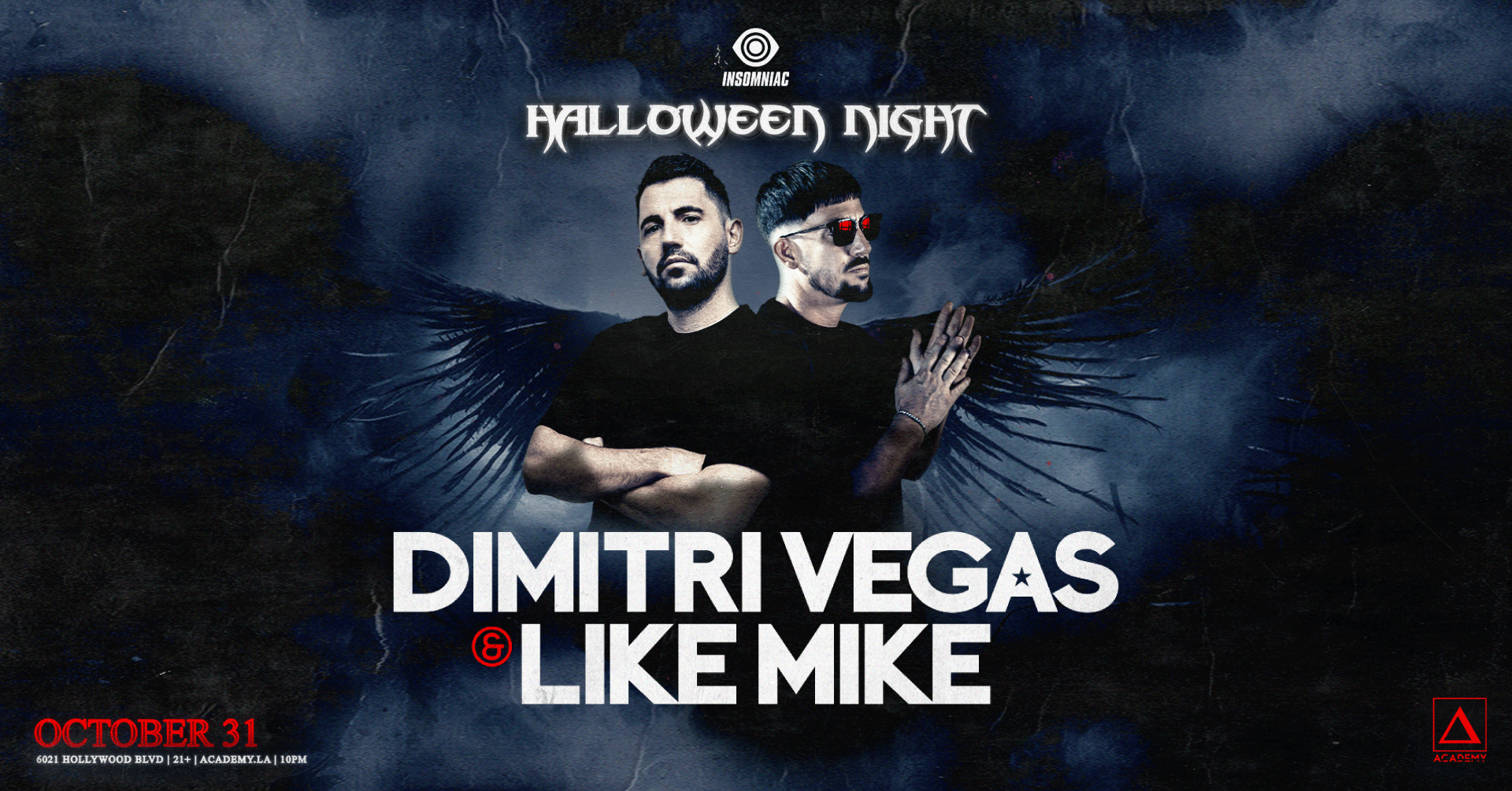 Dimitri Vegas & Like Mike at Academy LA, Los Angeles