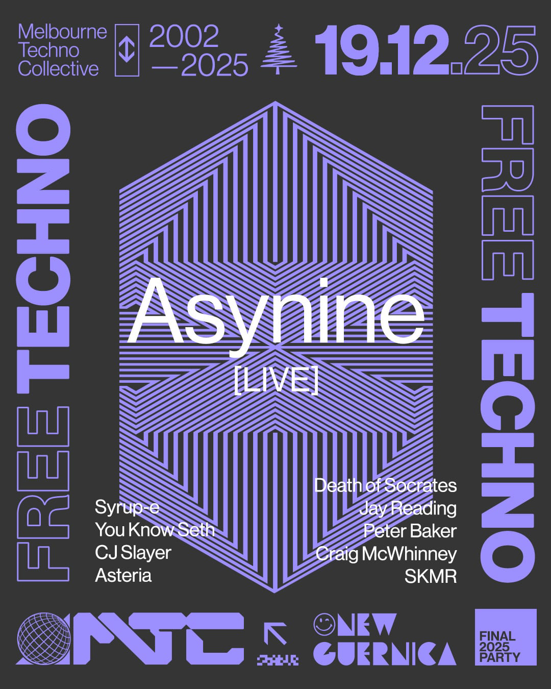 Melbourne TECHNO Collective près FREE TECHNO