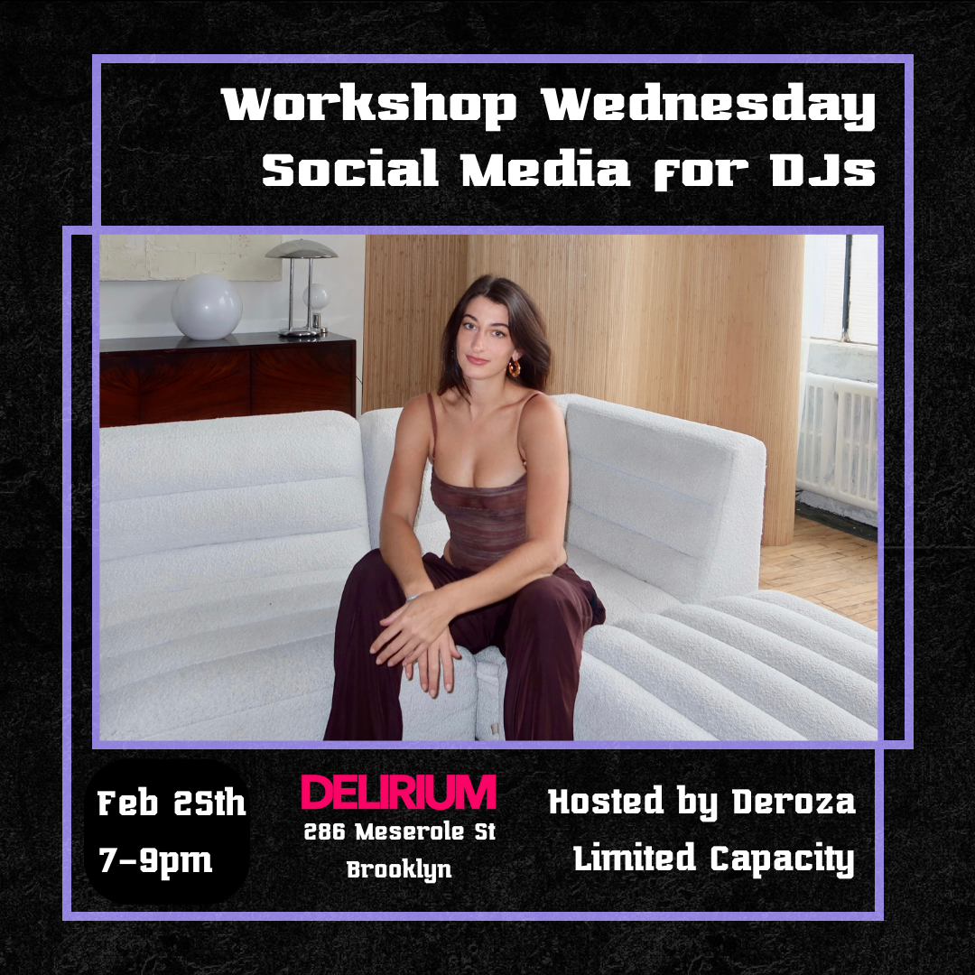 Social Media for DJs: Workshop Wednesday