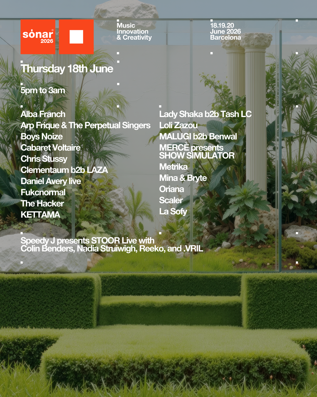 Sónar 2026 - Thursday