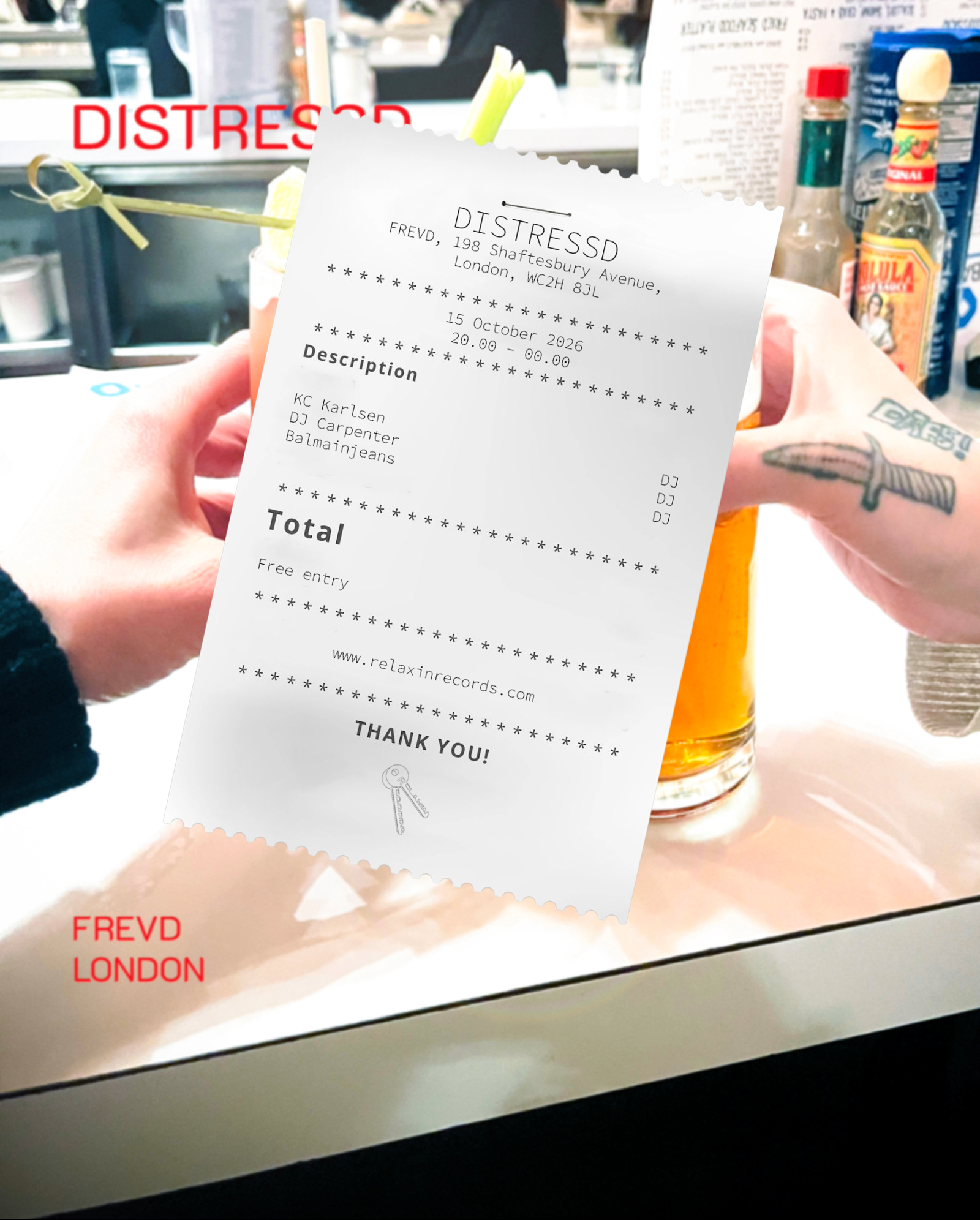 DISTRESSD at Freud's, London