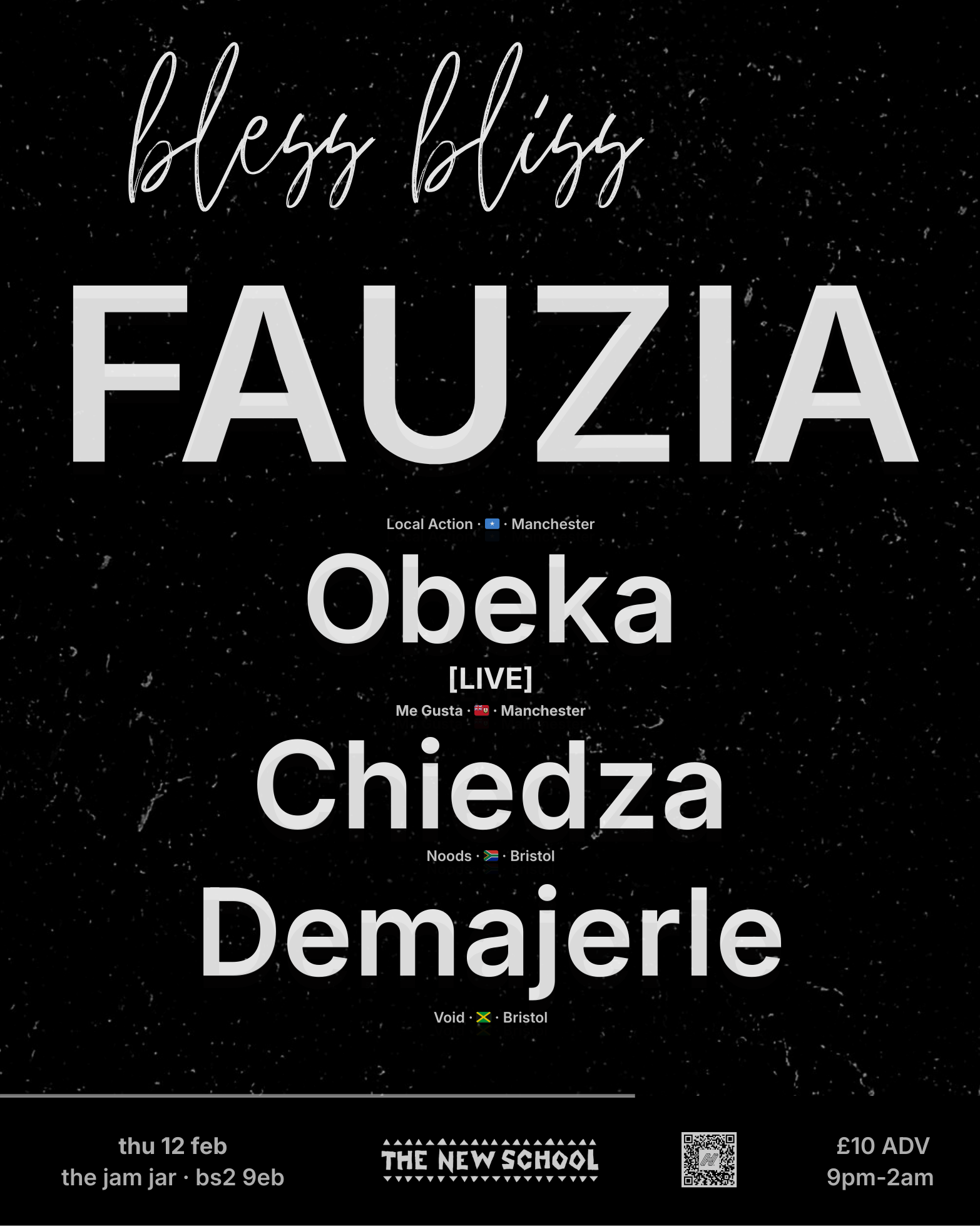 bless bliss with FAUZIA, Obeka & Chiedza