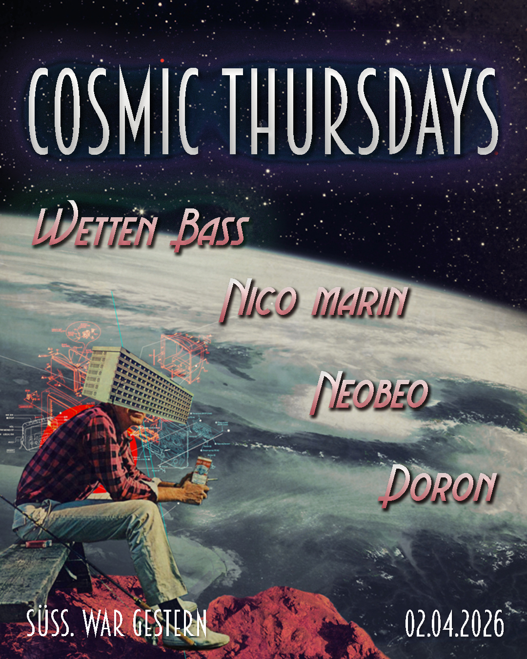 Cosmic Thursdays Easter Edition on two floors