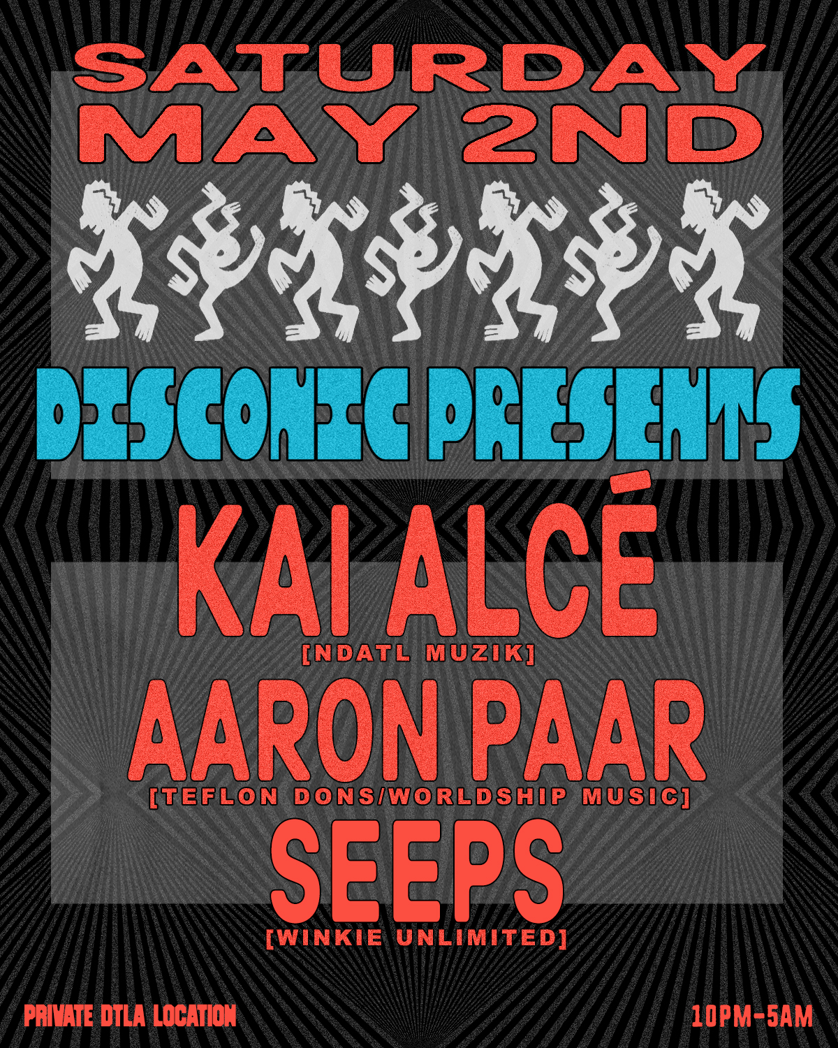 RAP , RACE + RESISTANCE in Los Angeles❗️ Disconic presents Kai Alcé, Aaron Paar and SEEPS at TBA, Los Angeles