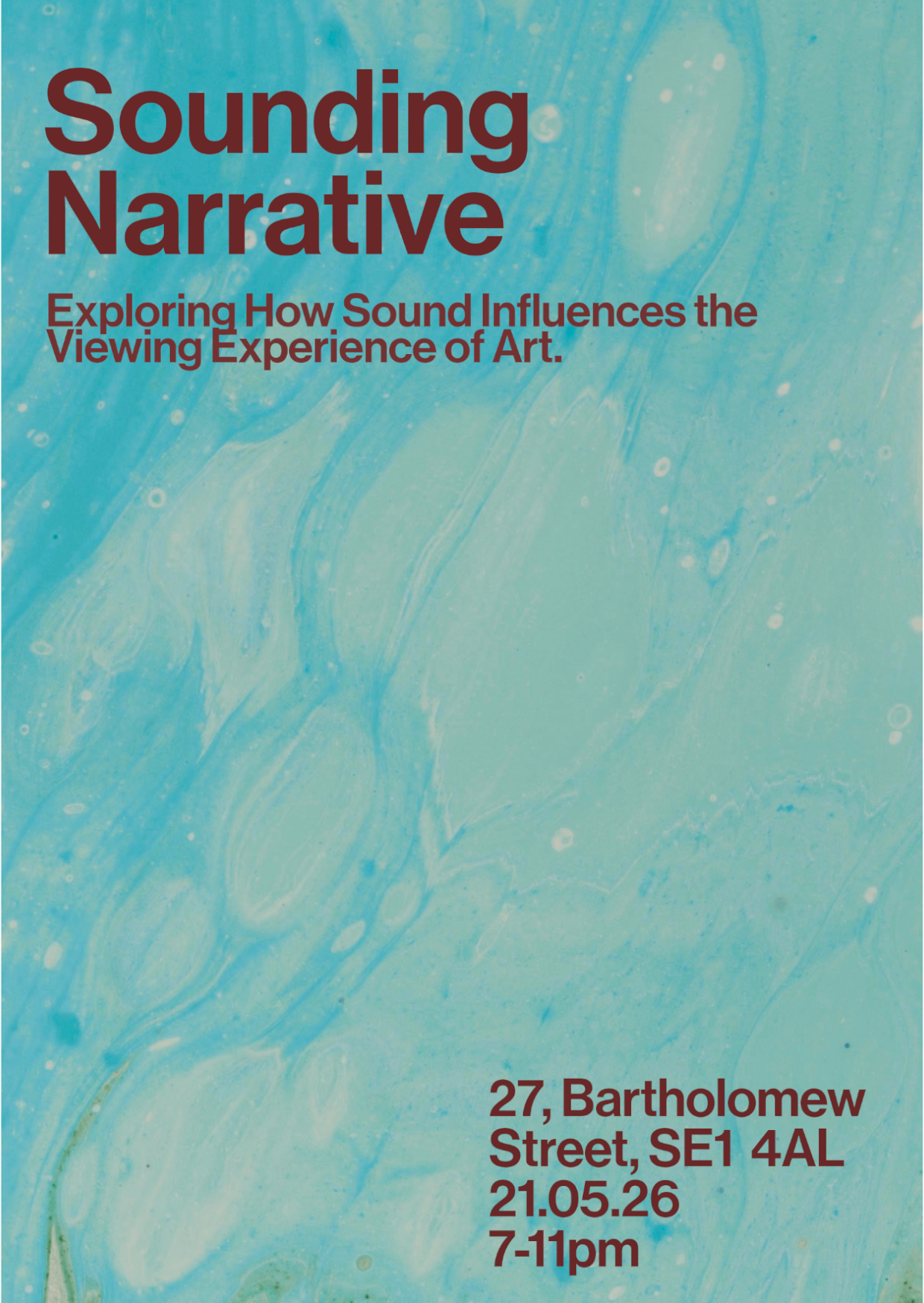 Sounding Narrative - Exploring How Sound Influences the Viewing Experience of Art