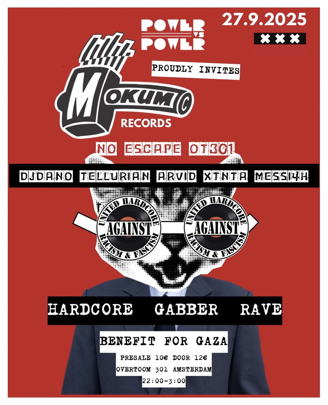 No Escape OT301 invites MOKUM Records at OT301, Amsterdam