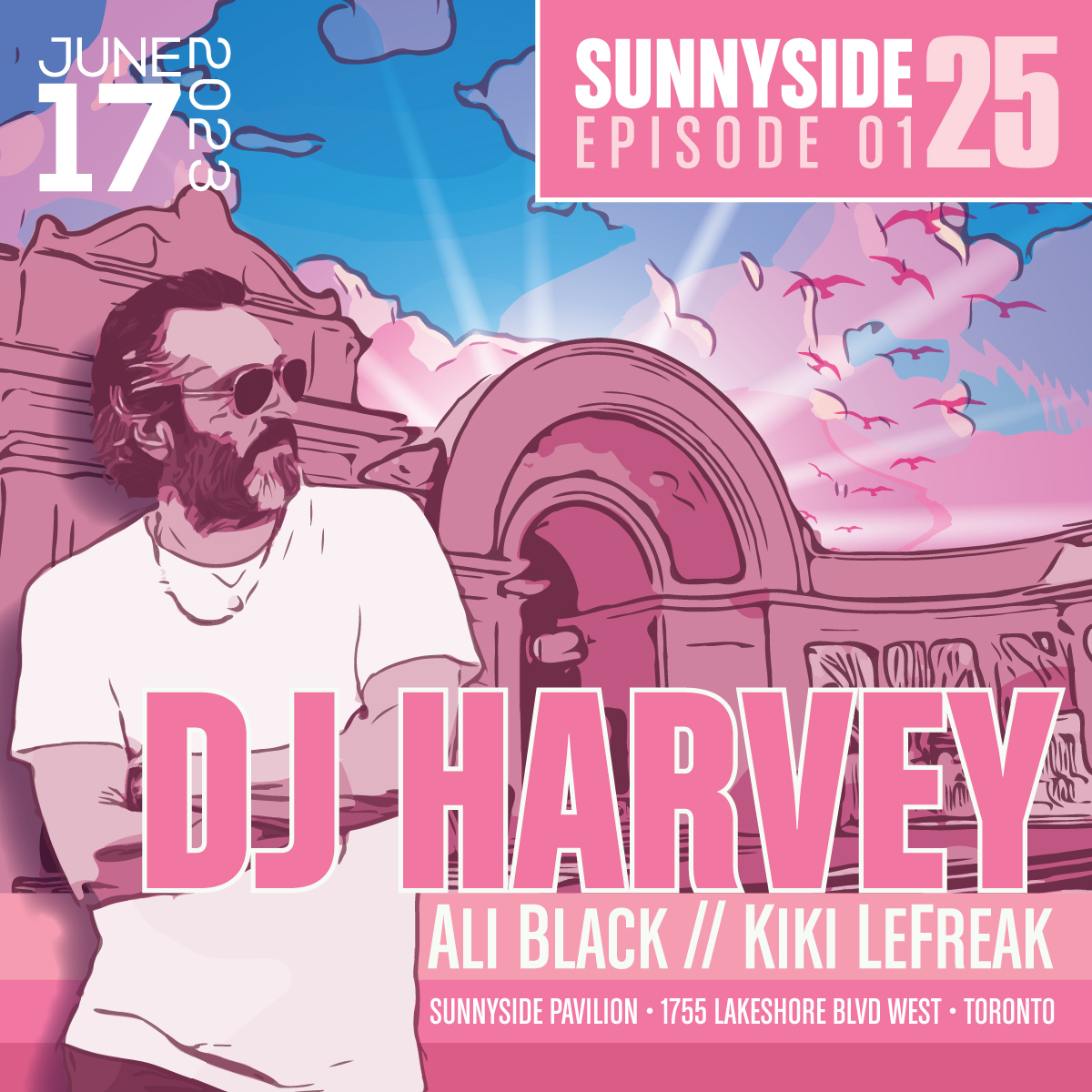 DJ Harvey and friends at Sunnyside Pavilion, Toronto