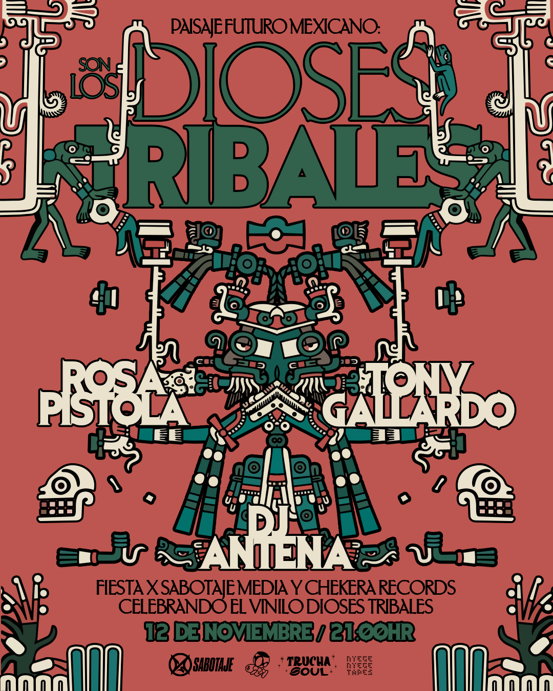 Flyer de Paisaje Futuro: Son Los Dioses Tribales