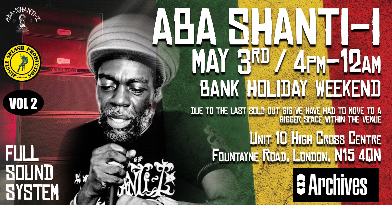 Jungle Spalsh Promotions presents Aba Shanti I