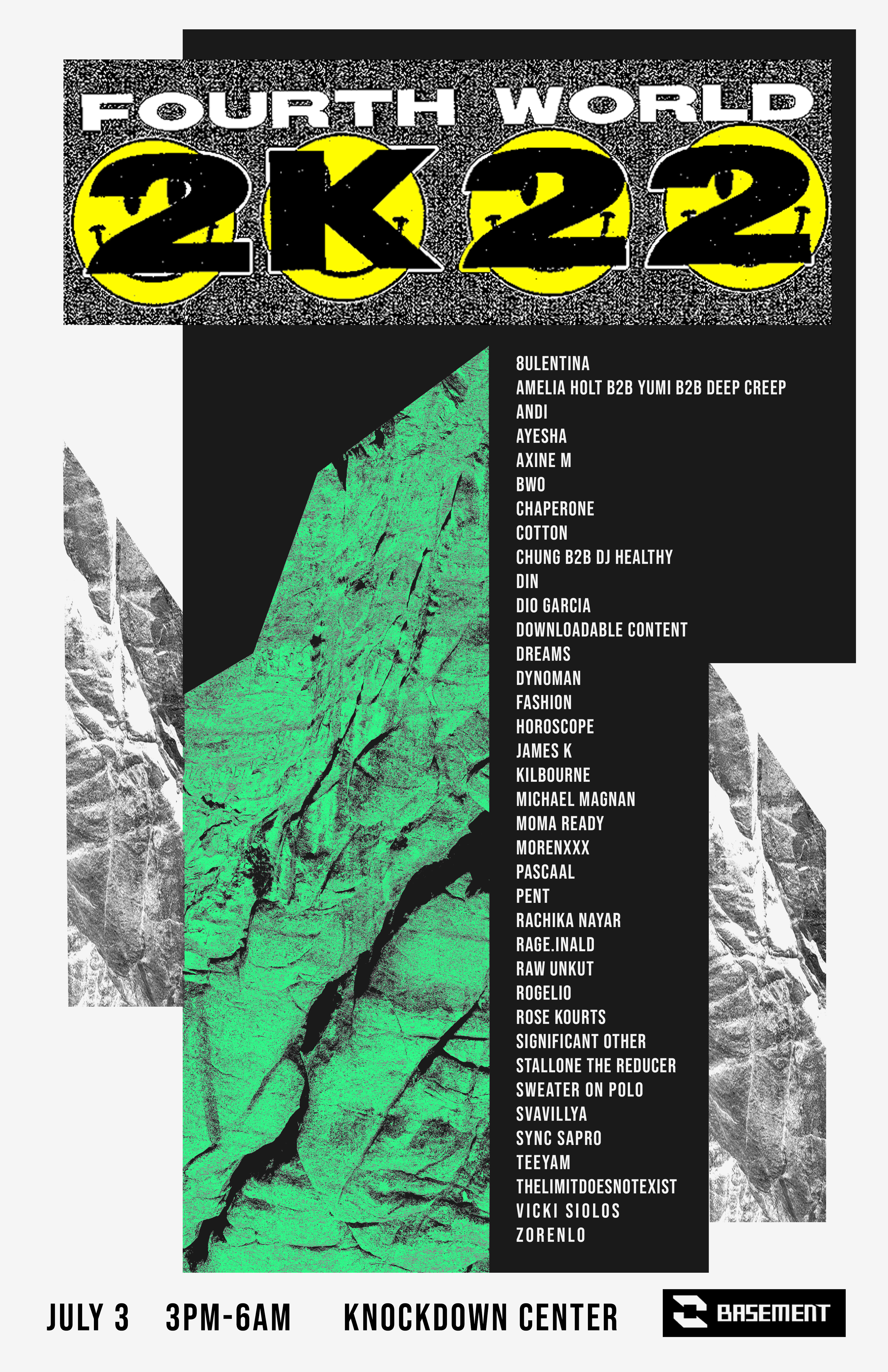 𝗙𝗢𝗨𝗥𝗧𝗛 𝗪𝗢𝗥𝗟𝗗 𝟮𝟬𝟮𝟮 at Knockdown Center, New York City