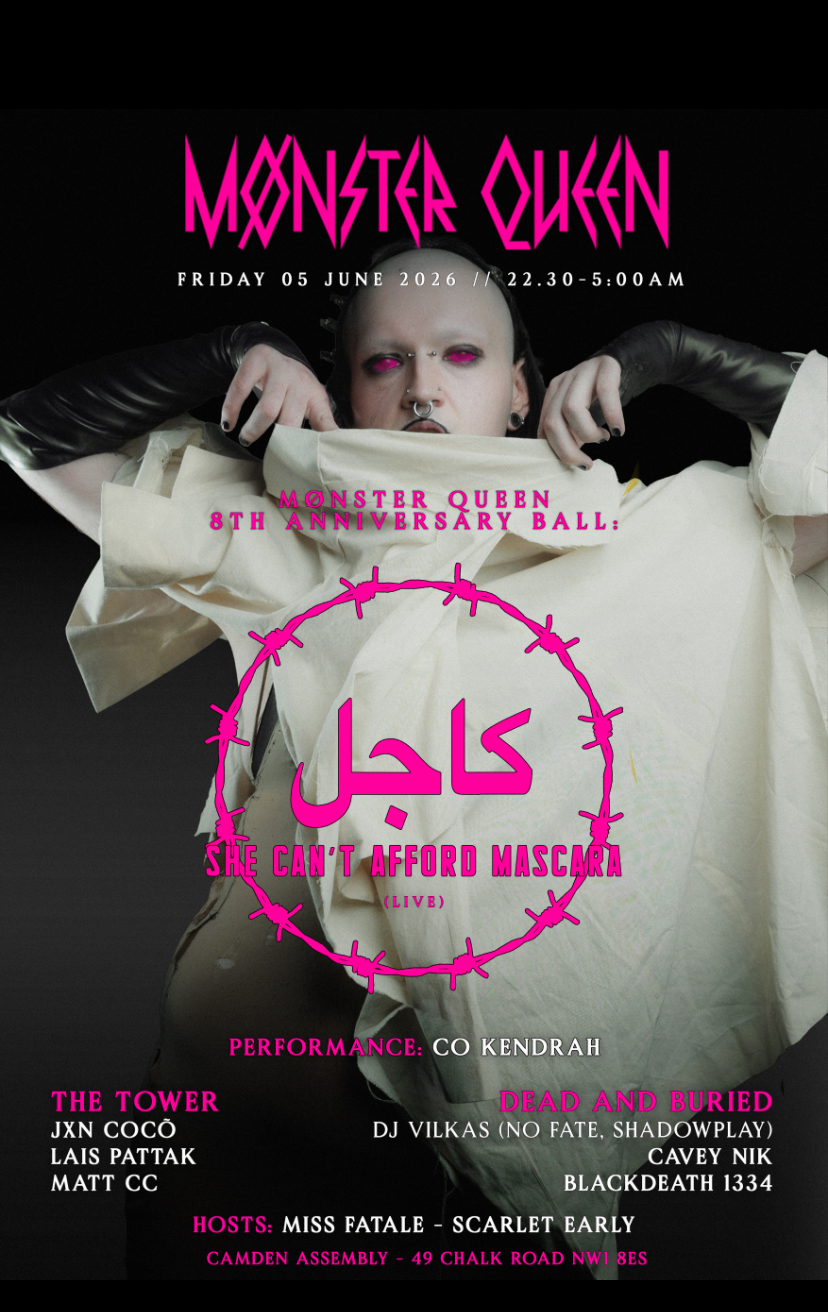 Mønster Queen - 8TH ANNIVERSARY PRESENTS: SHE CAN'T AFFORD MASCARA
