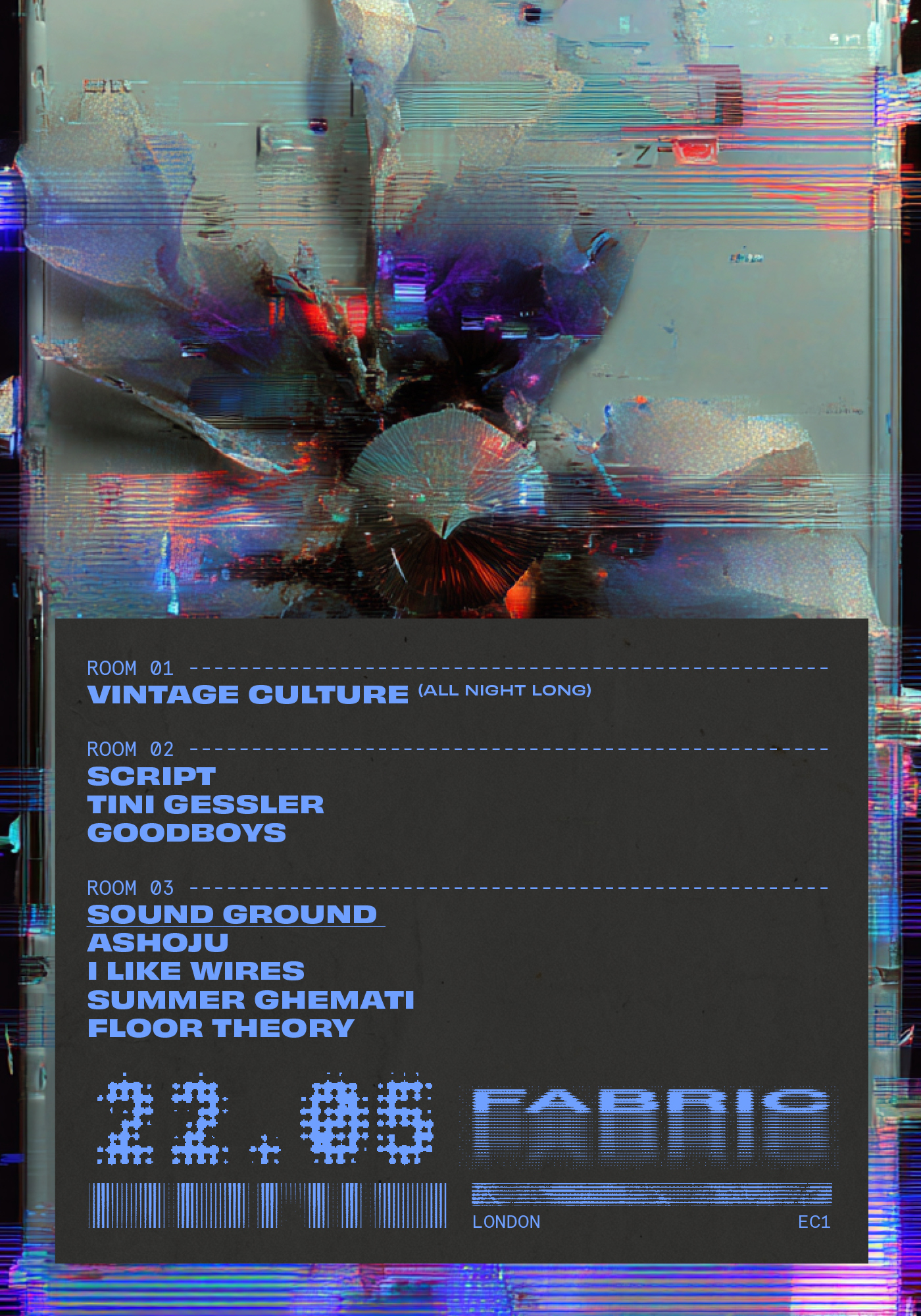 fabric: Vintage Culture (All Night Long), Script, Tini Gessler, ASHOJU, I Like Wires + more