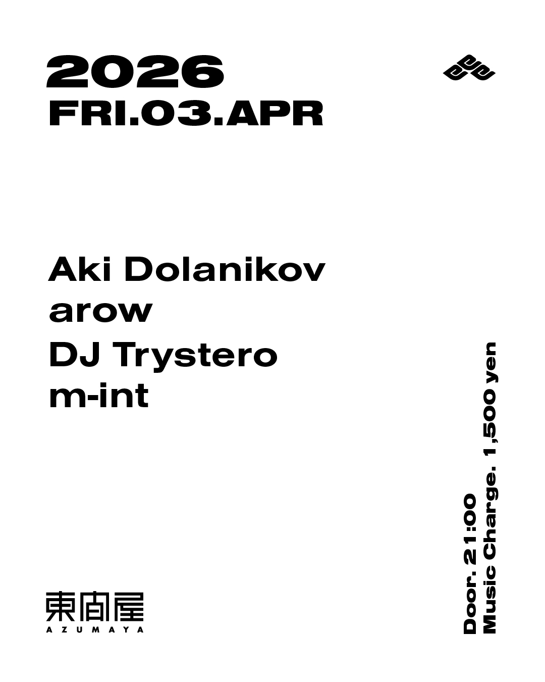 Aki Dolanikov / arow / DJ Trystero / m-int