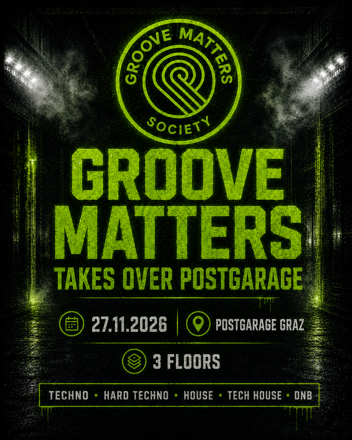 Groove Matters захватывает Postgarage — Postgarage, Грац