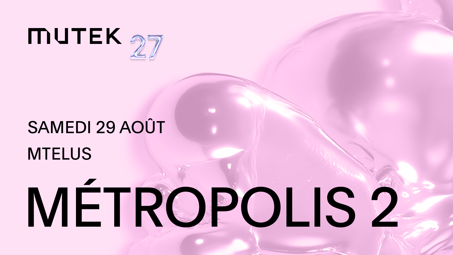 Ben UFO, Rival Consoles, CUERPOS, Facta, Patche - MUTEK 27