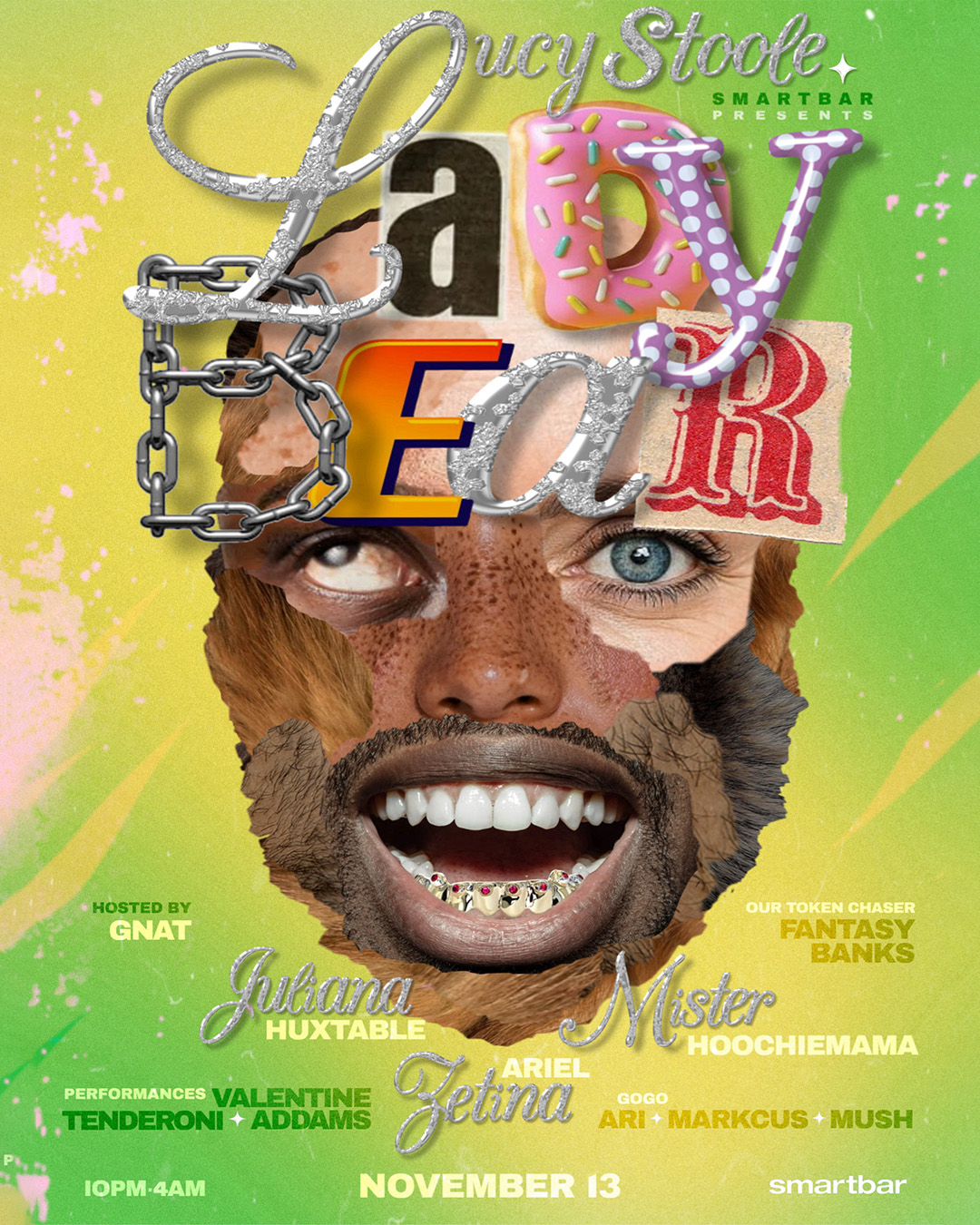 LADYBEAR feat. Juliana Huxtable - Ariel Zetina - Mister Hoochiemama
