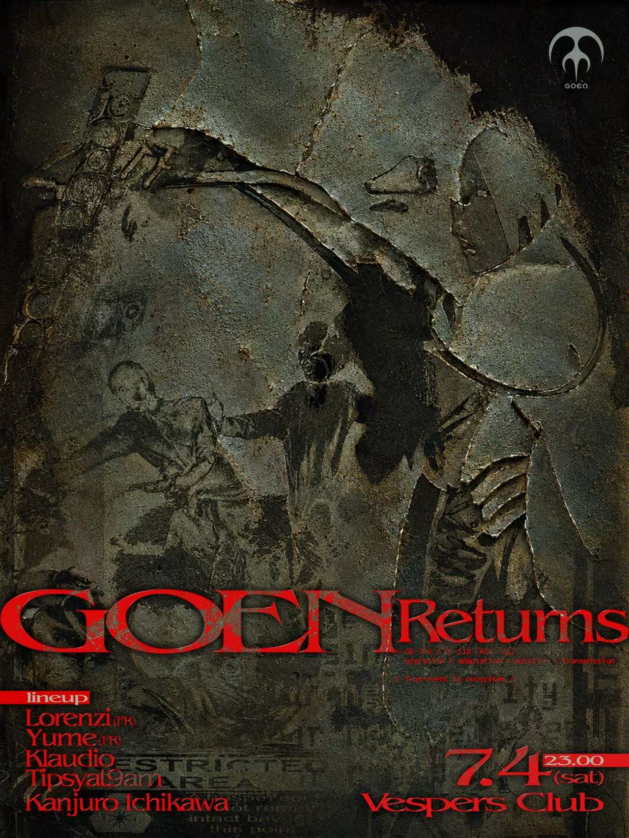 GOEN RETURNS ::