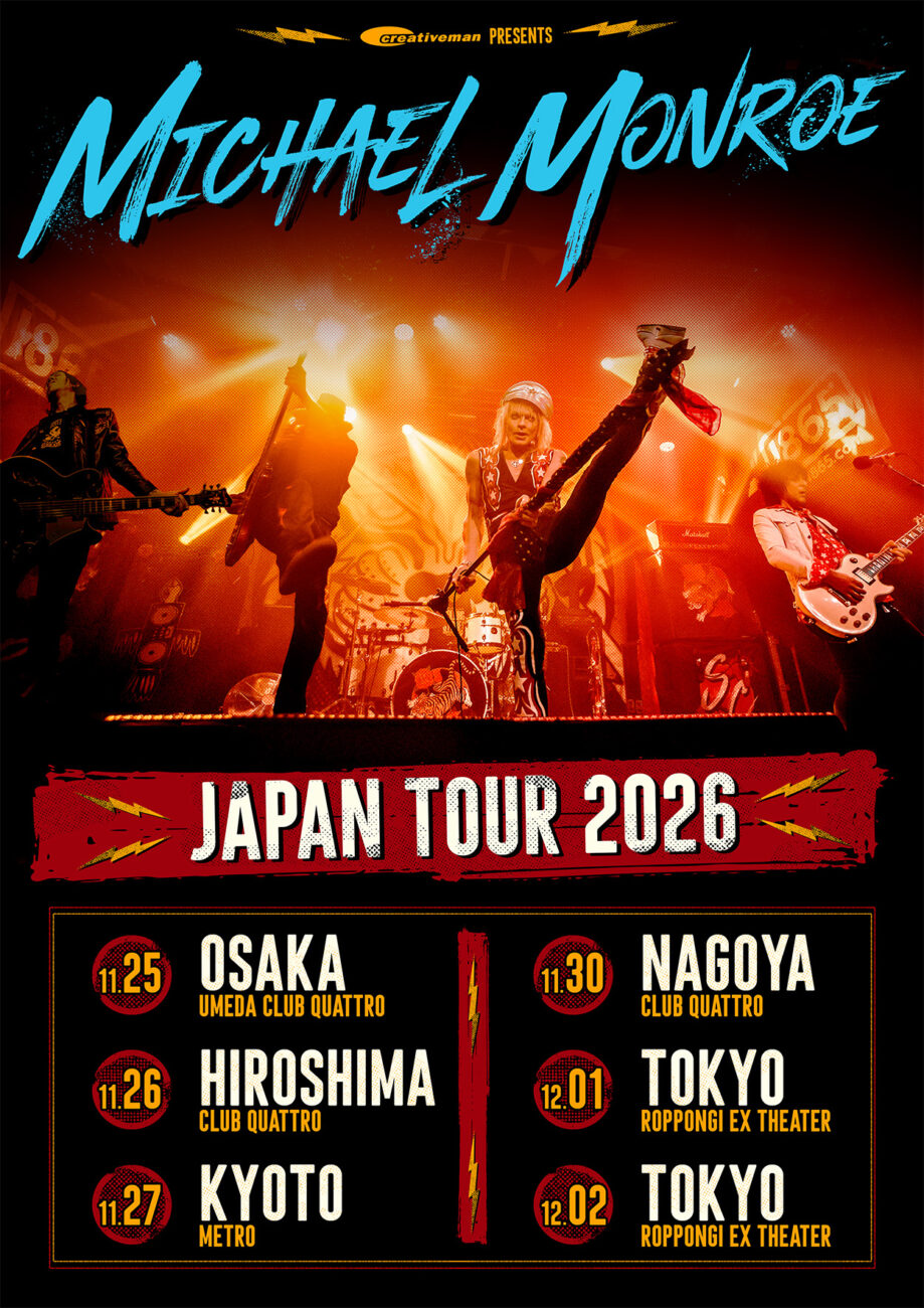 MICHAEL MONROE JAPAN TOUR 2026