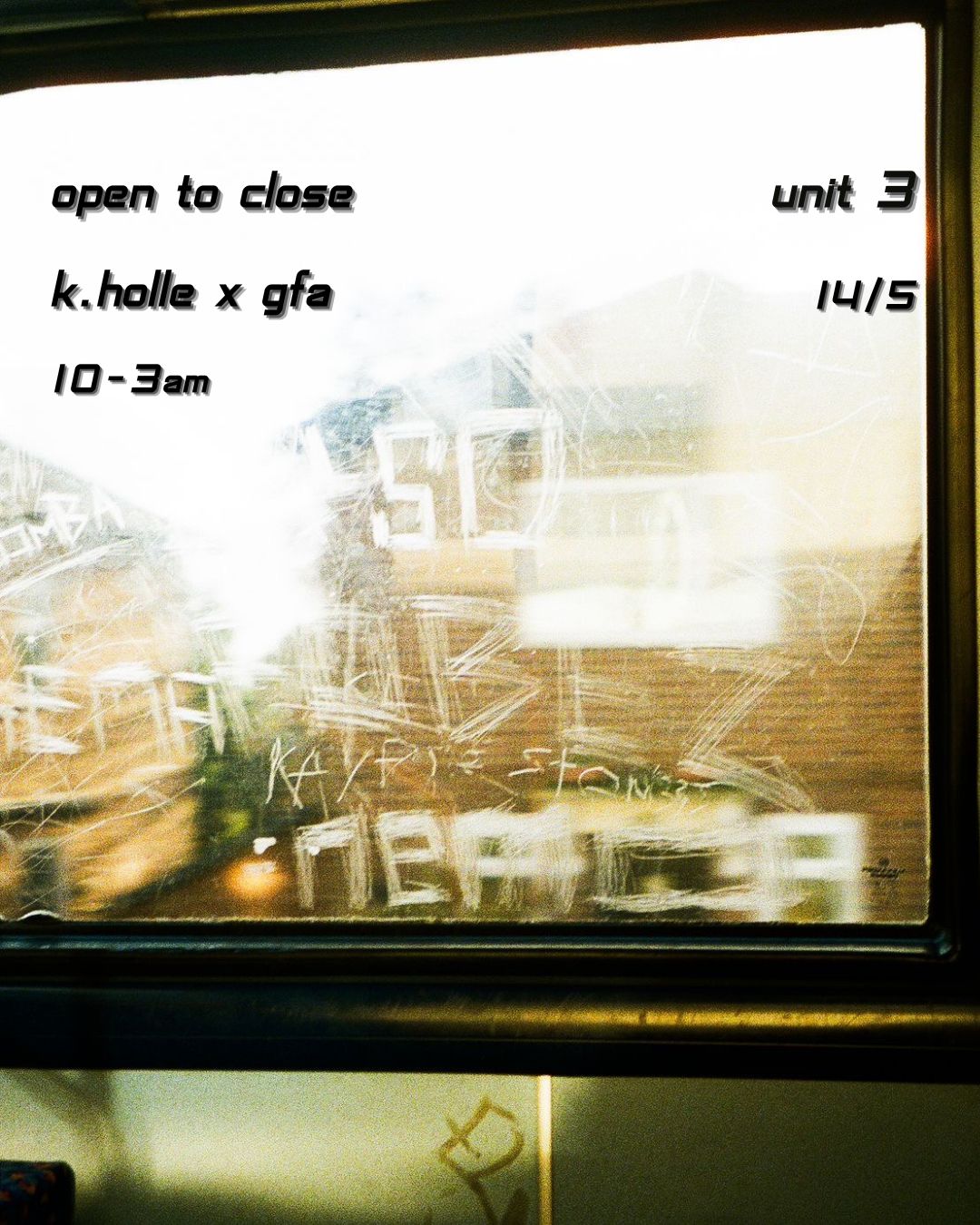 Open To Close with GFA x k.h0lle