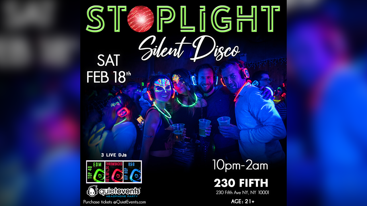 Valentine s Weekend Stoplight Silent Disco at 230 Fifth Penthouse