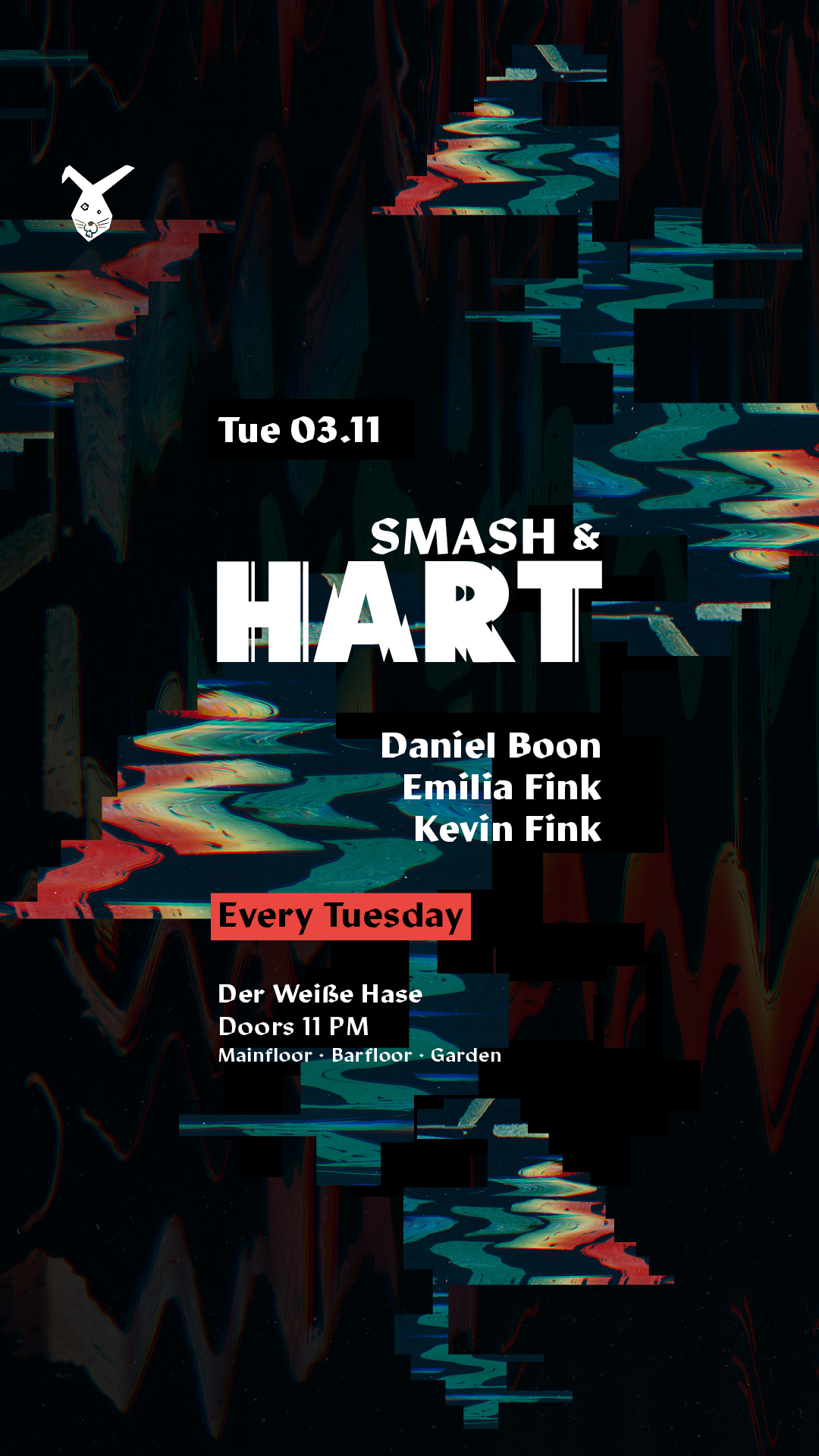Smash & HART ◢◤ Tuesday Rave [free entry until midnight*]