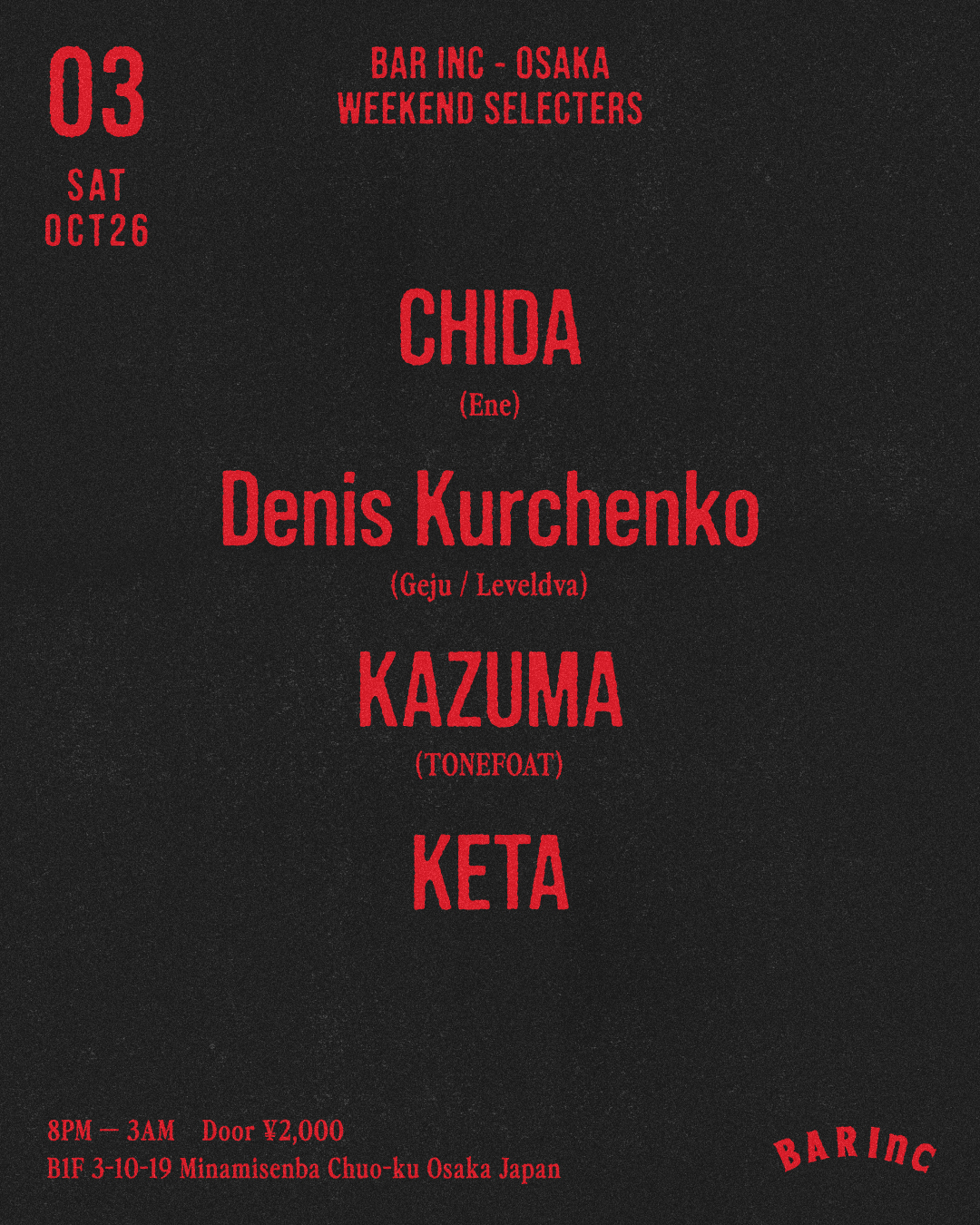 WEEKEND SELECTERS