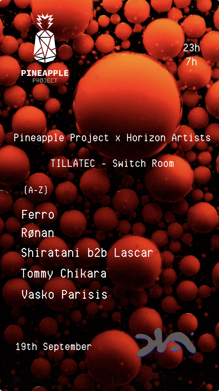 Pineapple Project x Horizon Artists w TILLATEC, Amsterdam