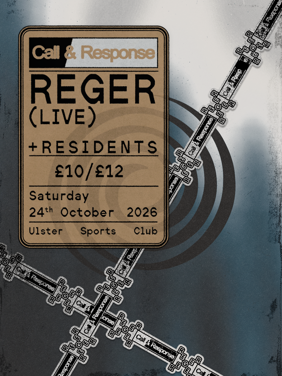 Call & Response presents: Reger (Live)