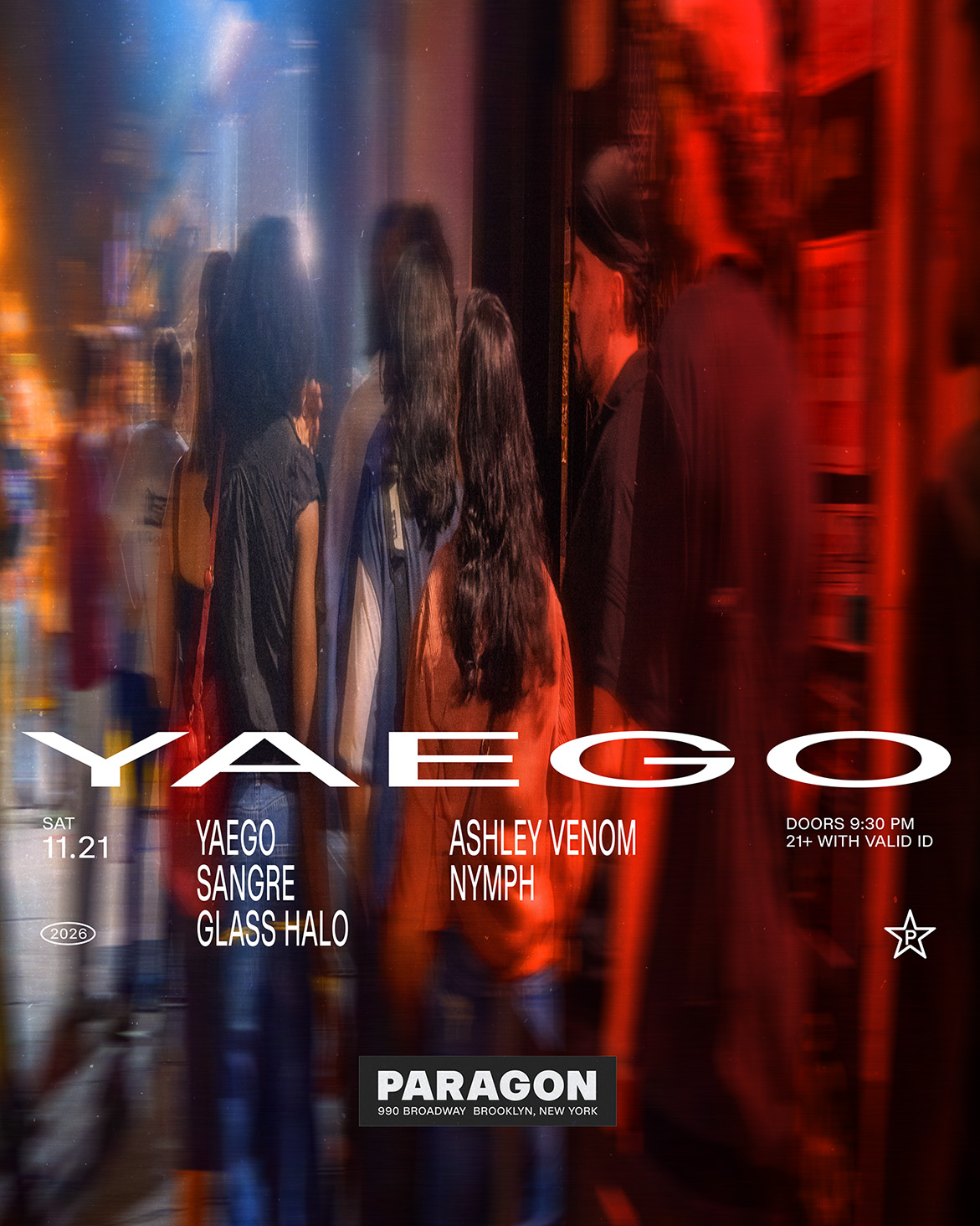 yaego, Sangre, Glass Halo + Ashley Venom & Nymph