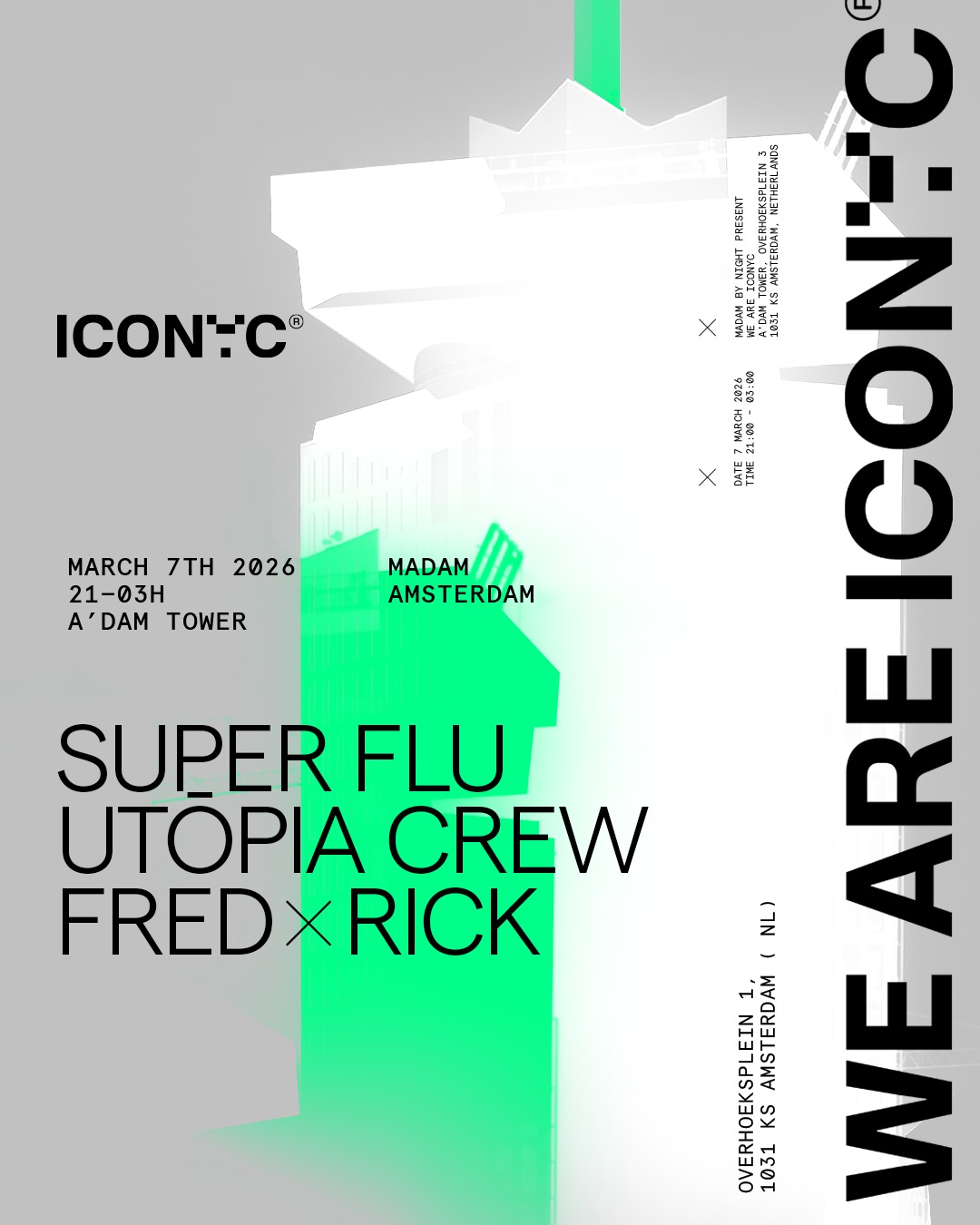 Madam by Night invites: WE ARE ICONYC