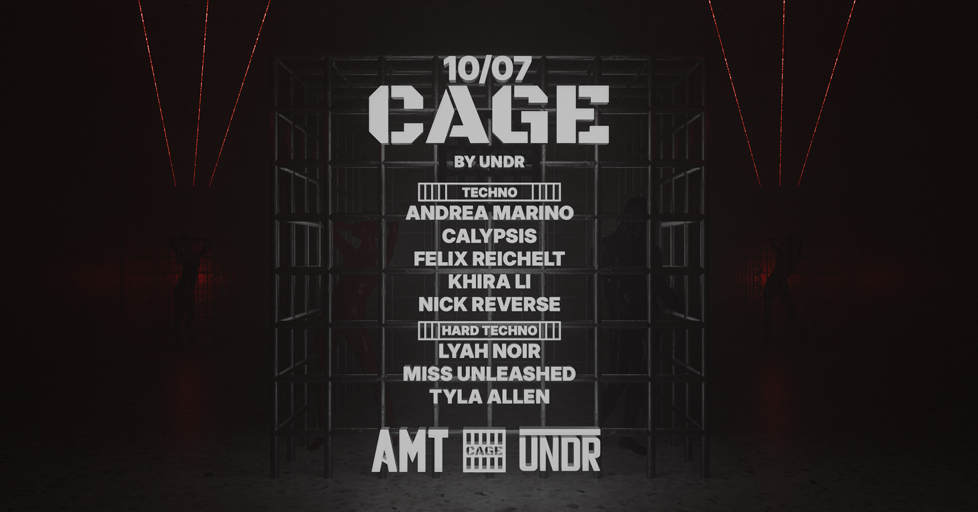 CAGE by UNDR: Techno / Hard Techno - Kinky