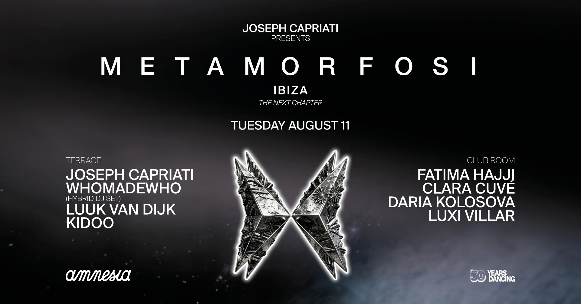 Joseph Capriati presents Metamorfosi