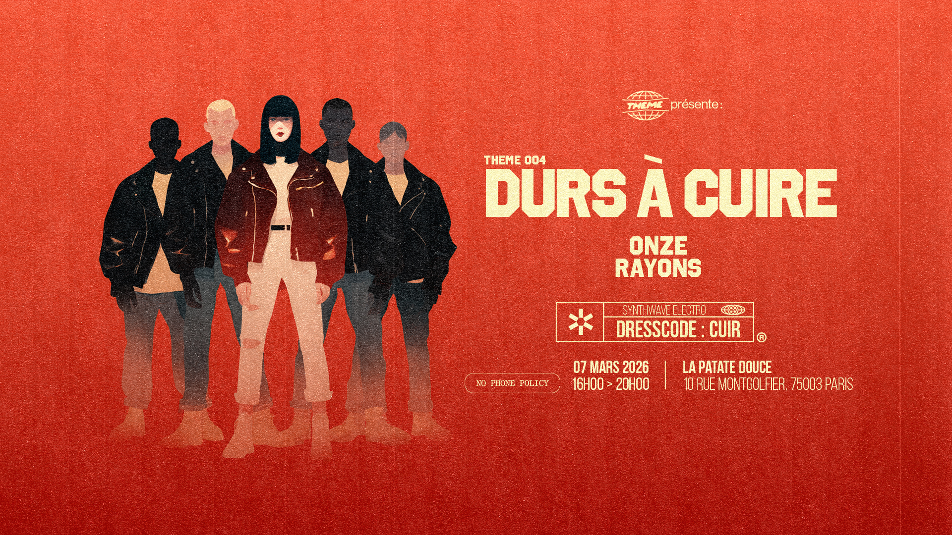 Onze Rayons VINYLS SET - Durs à Cuire à la Patate Douce - THEME 004