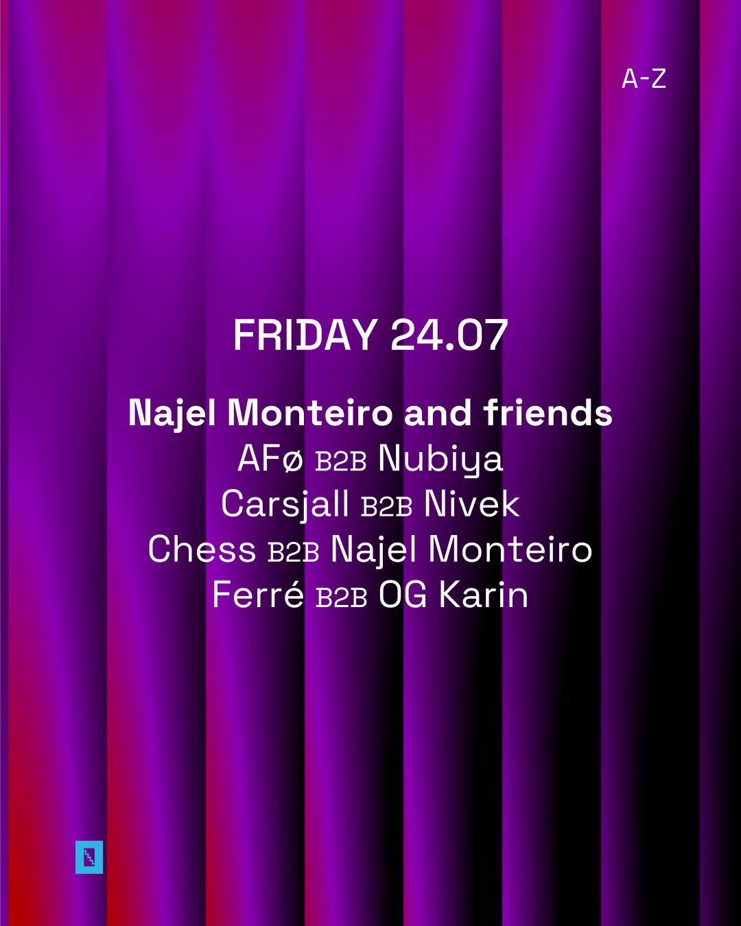 TOFFLER presents Najel Monteiro and friends