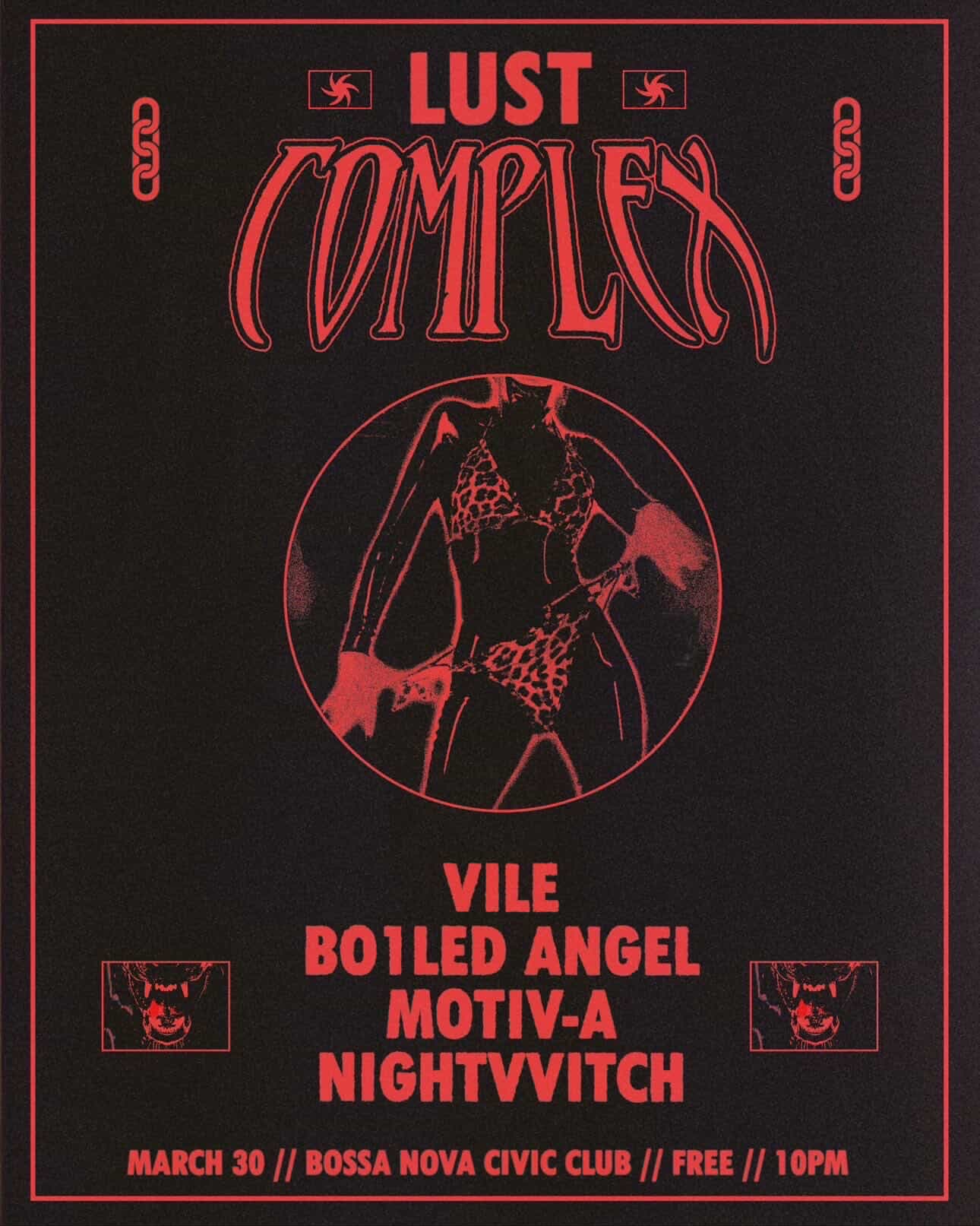 LUST COMPLEX with VILE + Bo1led Angel + motiv-a + NIGHTVVITCH