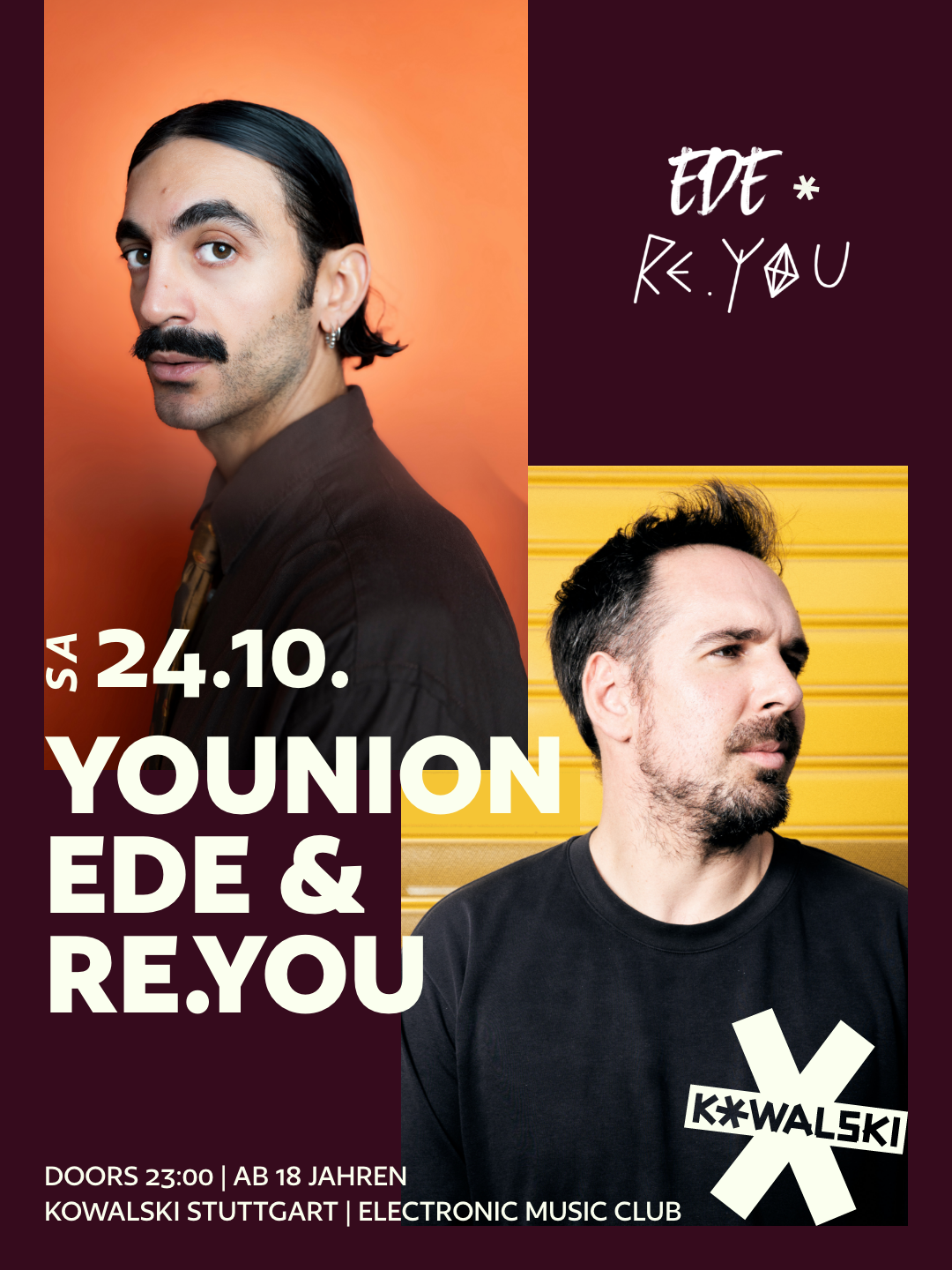 KOWA SPECIAL • YOUNION with Ede (INNERVISIONS) & Re.You (YOUNION)