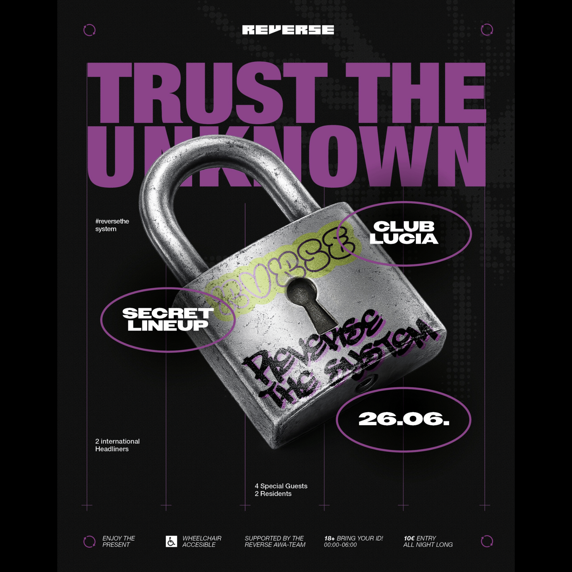 Trust the Unknown — Club Lucia, Вена