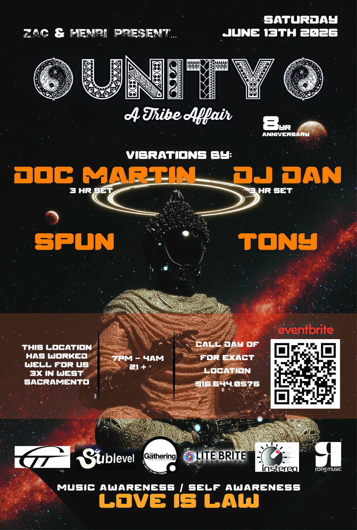 Unity- A Tribe Affair- 8 yr Anniversary