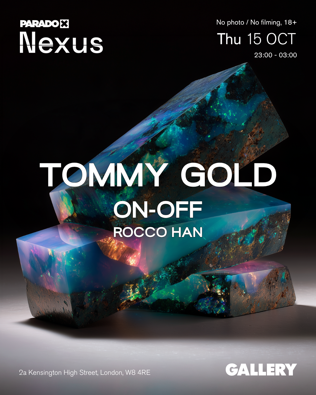 Paradox Nexus: Tommy Gold - Thursdays at Gallery