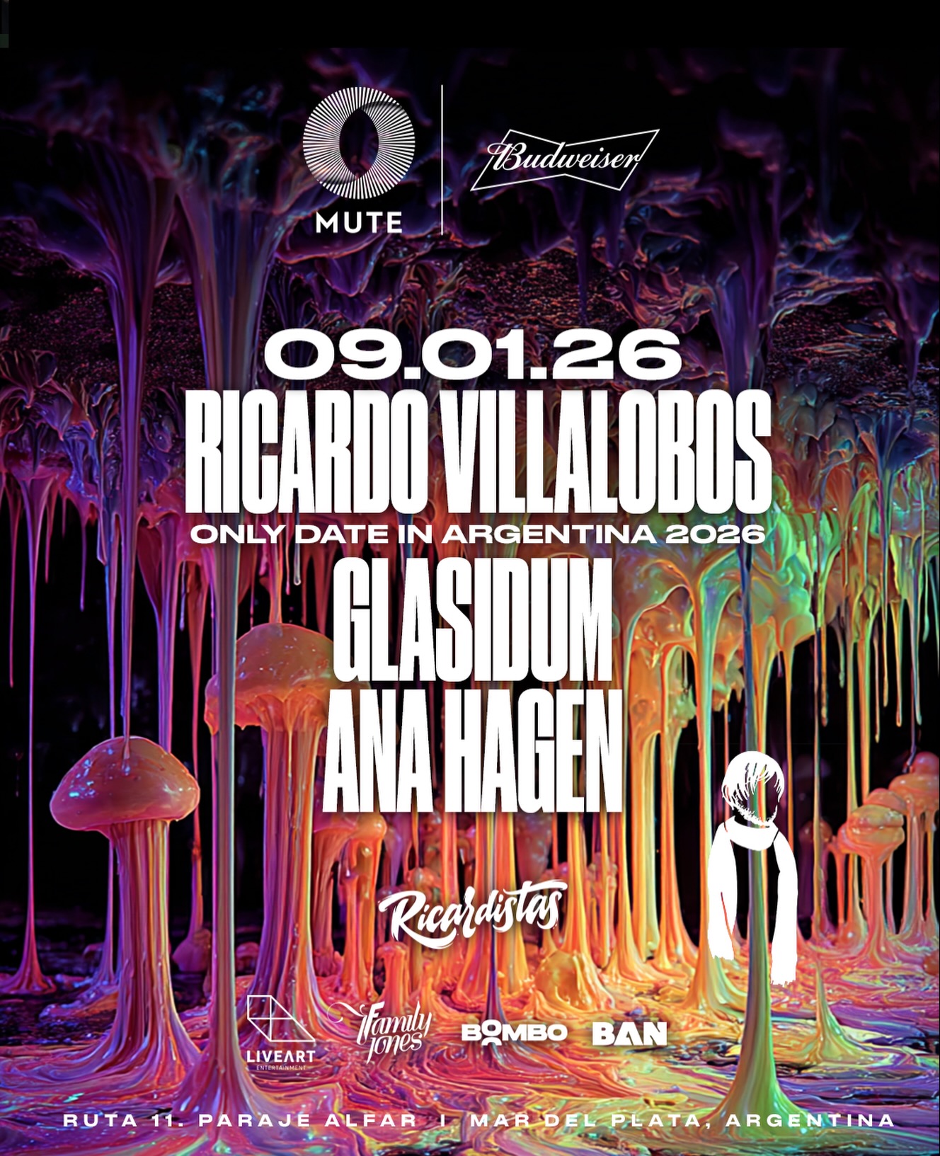 Ricardo Villalobos & MORE ARTISTS - by MUTE, MAR DEL PLATA