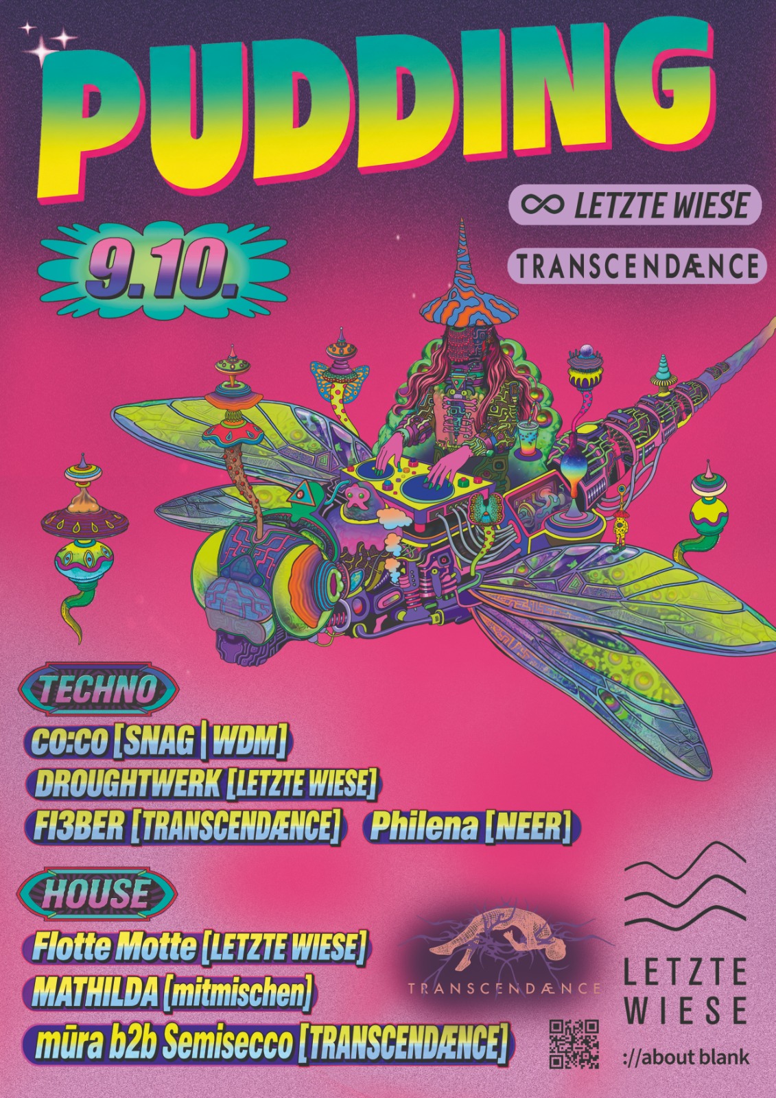 PUDDING ∞ LETZTE WIESE × TRANSCENDÆNCE