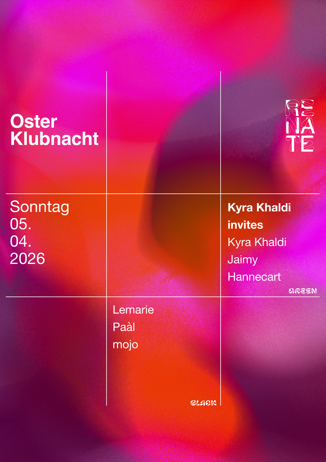 Renate's Osterklubnacht 