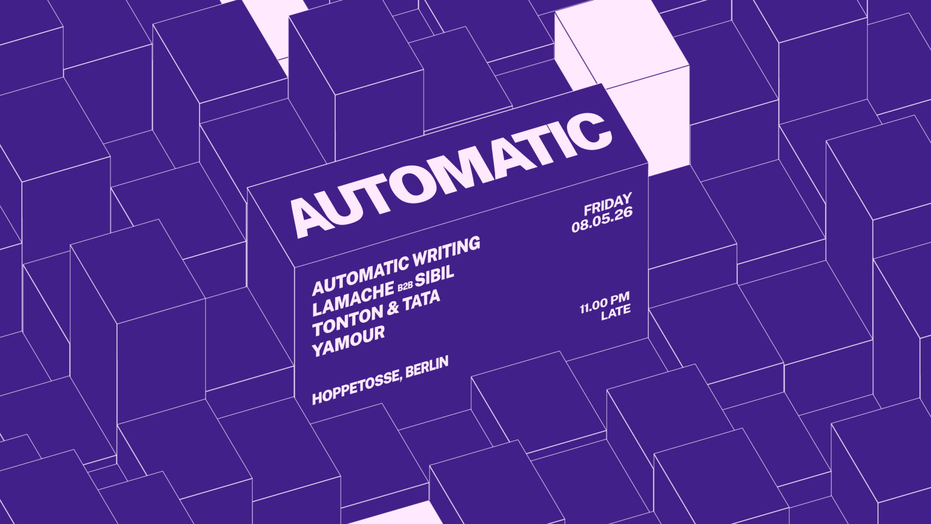 Automatic: Yamour, Lamache B2B Sibil, Tonton & Tata, Automatic Writing